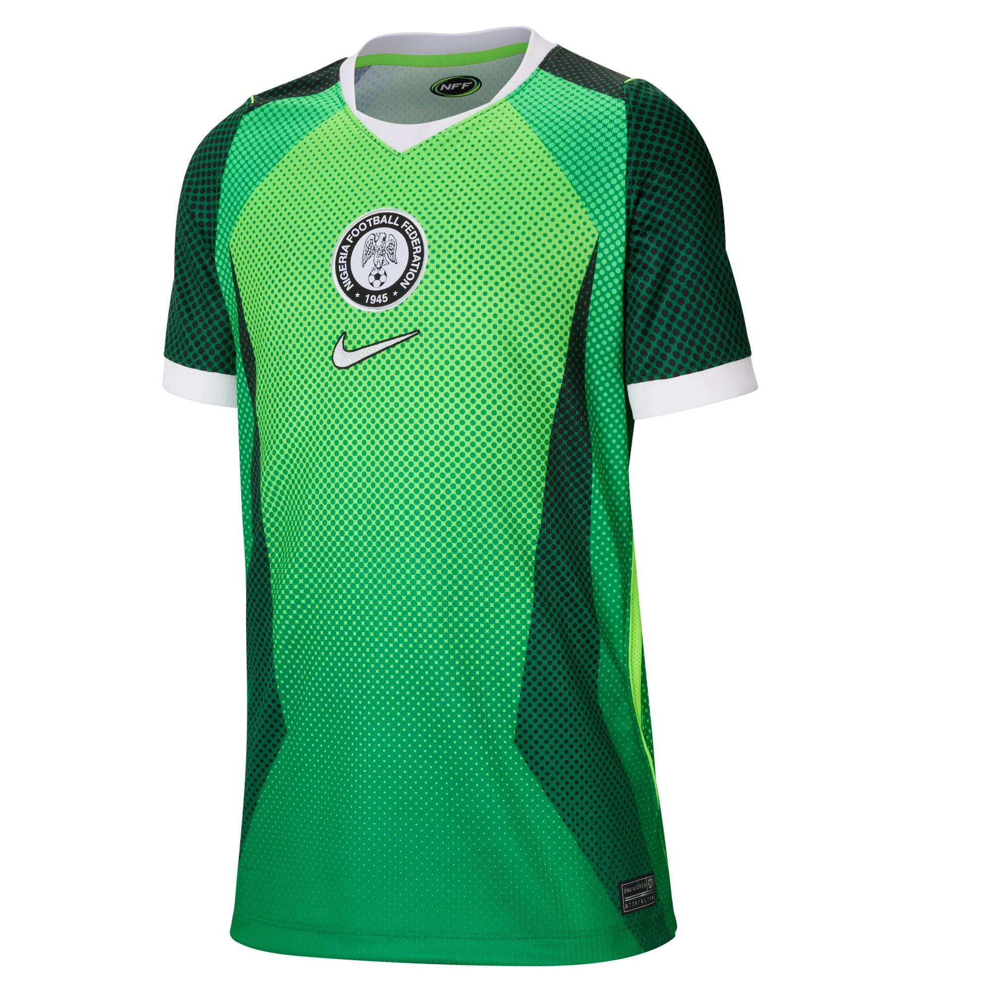 Nike Nigeria 2026 Stadium Home Big Kids' Nike Dri-FIT Soccer Short-Sleeve Jersey - IB5139-302-NIKE by Nike | Available at Niky's Sports