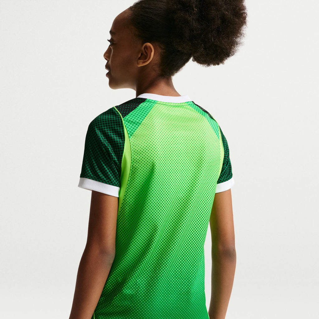 Nike Nigeria 2026 Stadium Home Big Kids' Nike Dri-FIT Soccer Short-Sleeve Jersey - IB5139-302-NIKE by Nike | Available at Niky's Sports