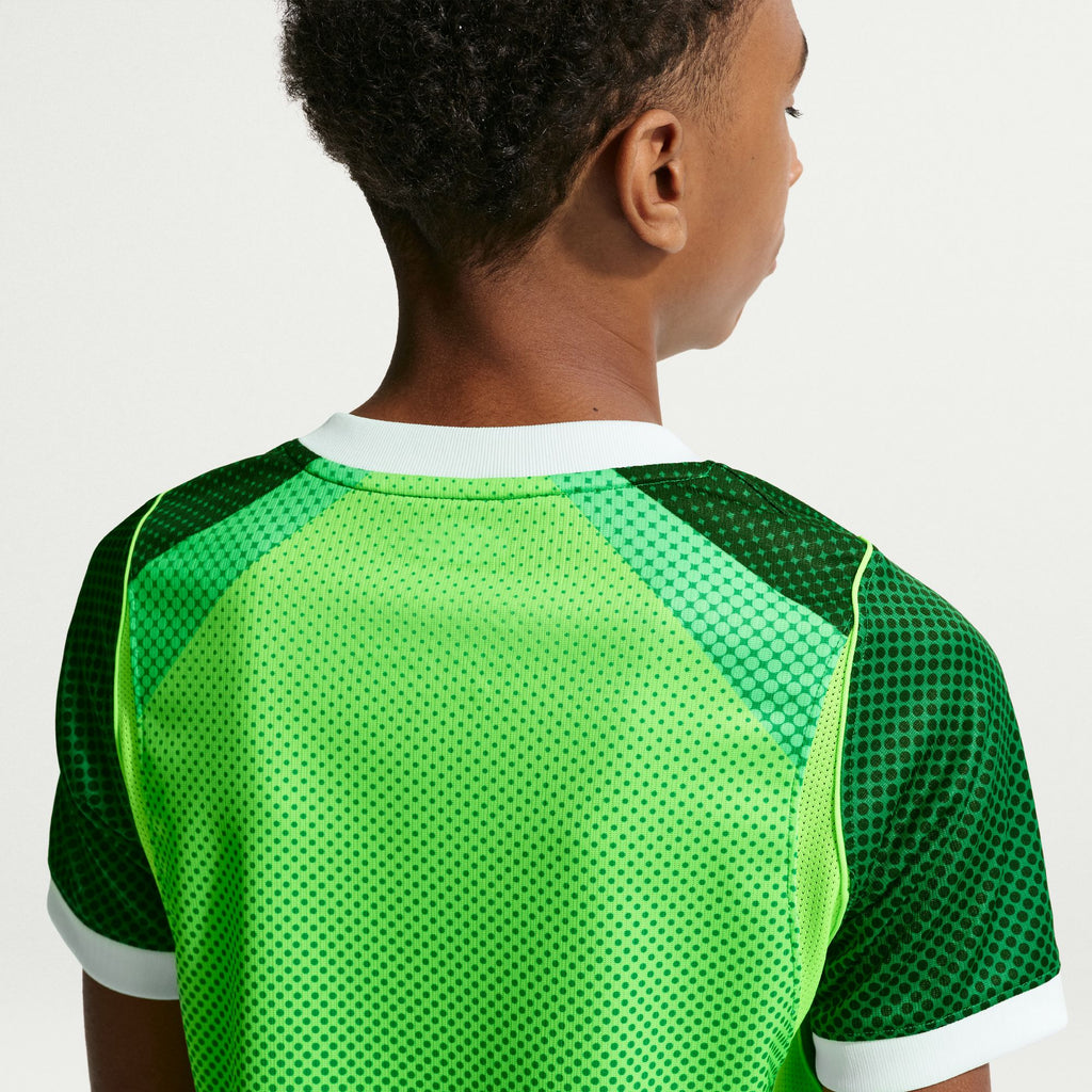 Nike Nigeria 2026 Stadium Home Big Kids' Nike Dri-FIT Soccer Short-Sleeve Jersey - IB5139-302-NIKE by Nike | Available at Niky's Sports