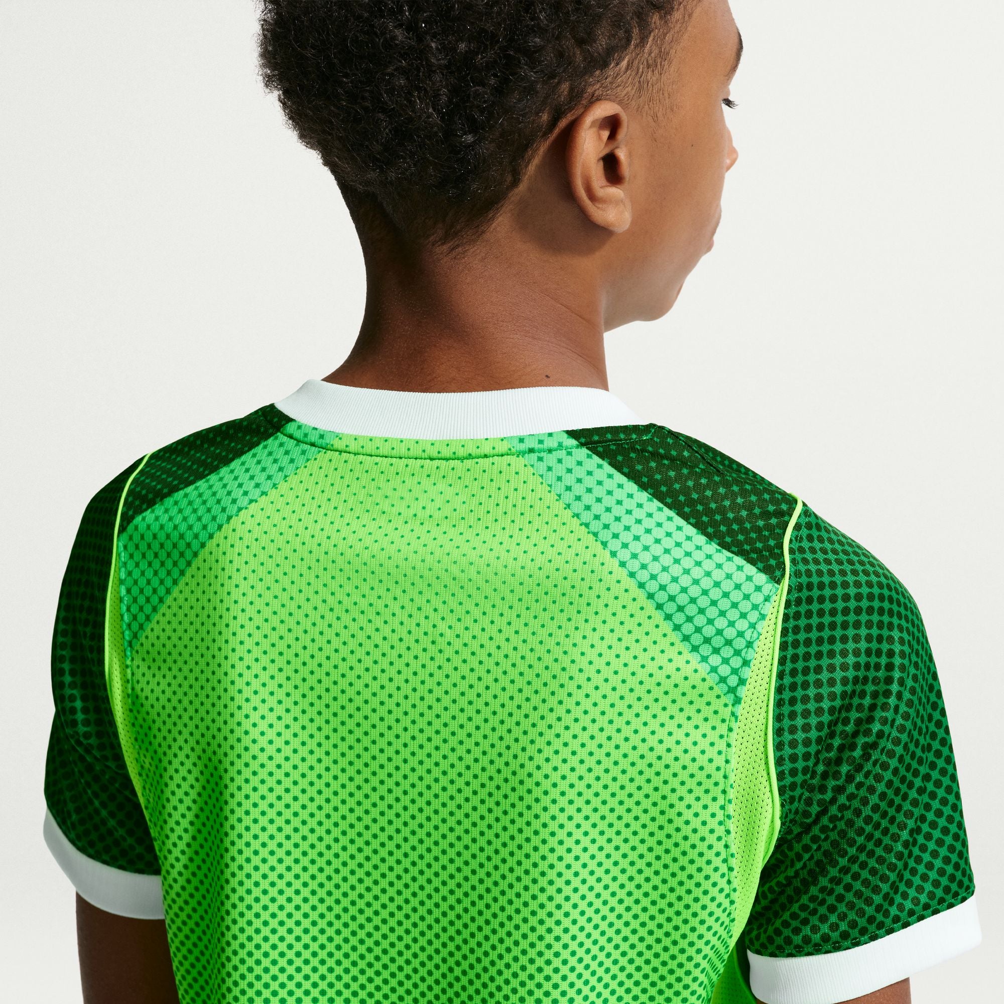 Nike Nigeria 2026 Stadium Home Big Kids' Nike Dri-FIT Soccer Short-Sleeve Jersey - IB5139-302-NIKE by Nike | Available at Niky's Sports