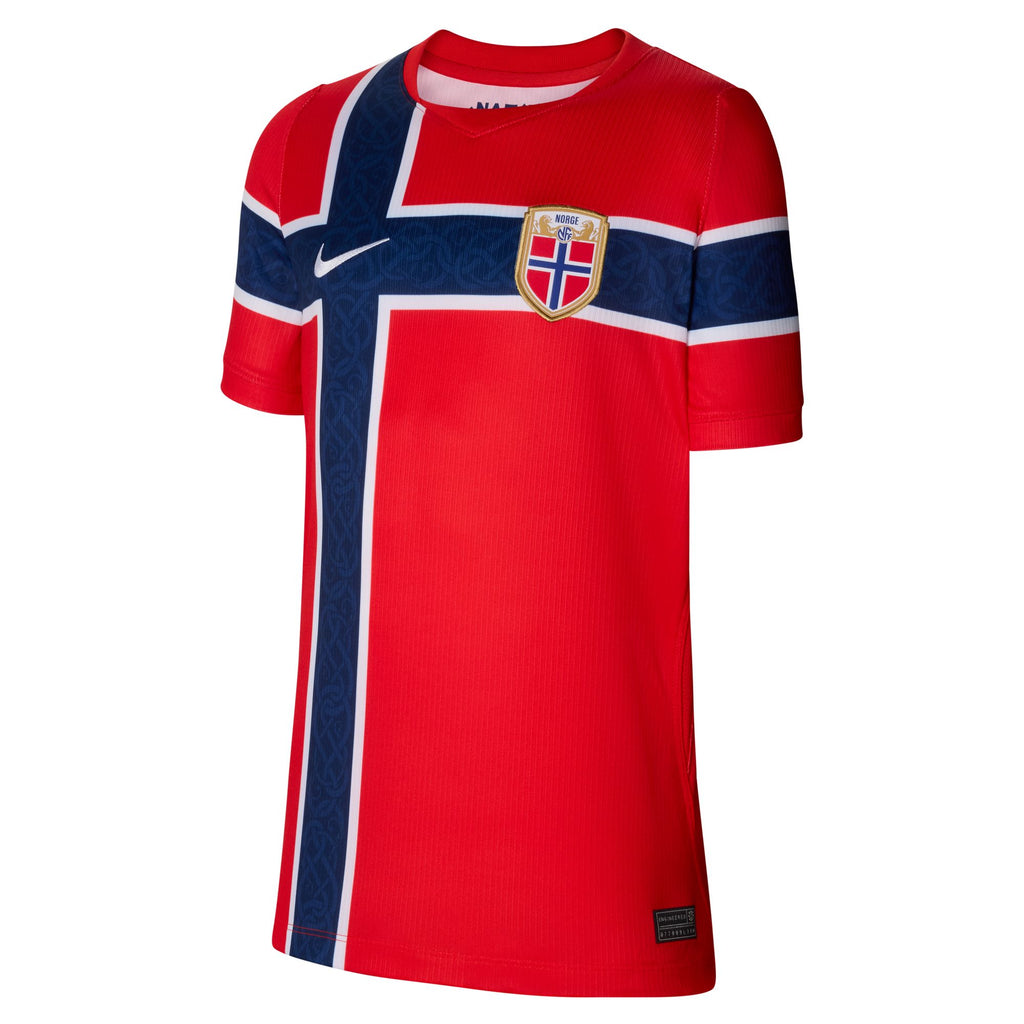 Nike Norway 2026 Stadium Home Big Kids' Nike Dri-FIT Soccer Replica Jersey