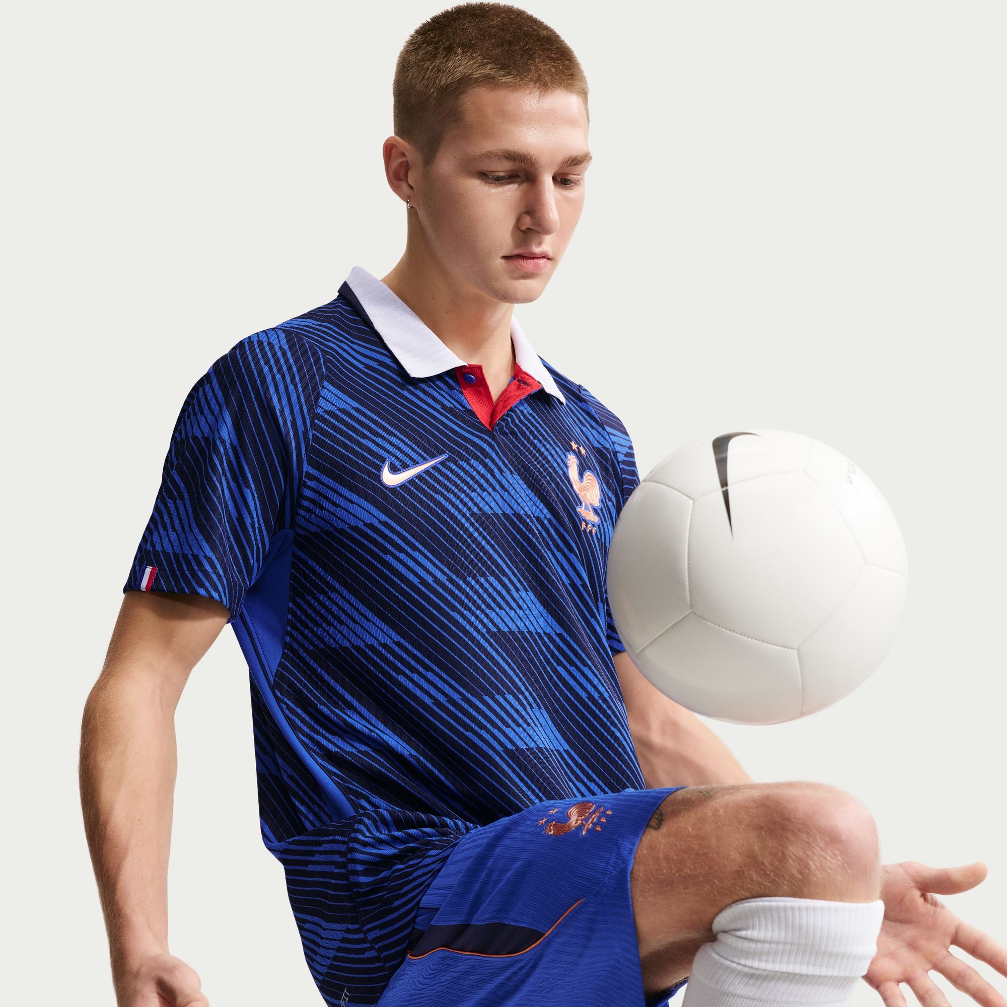 Nike France 2026/27 Match Home Men's Nike Aero-FIT Soccer Authentic Jersey - IB5158-480-NIKE by Nike | Available at Niky's Sports