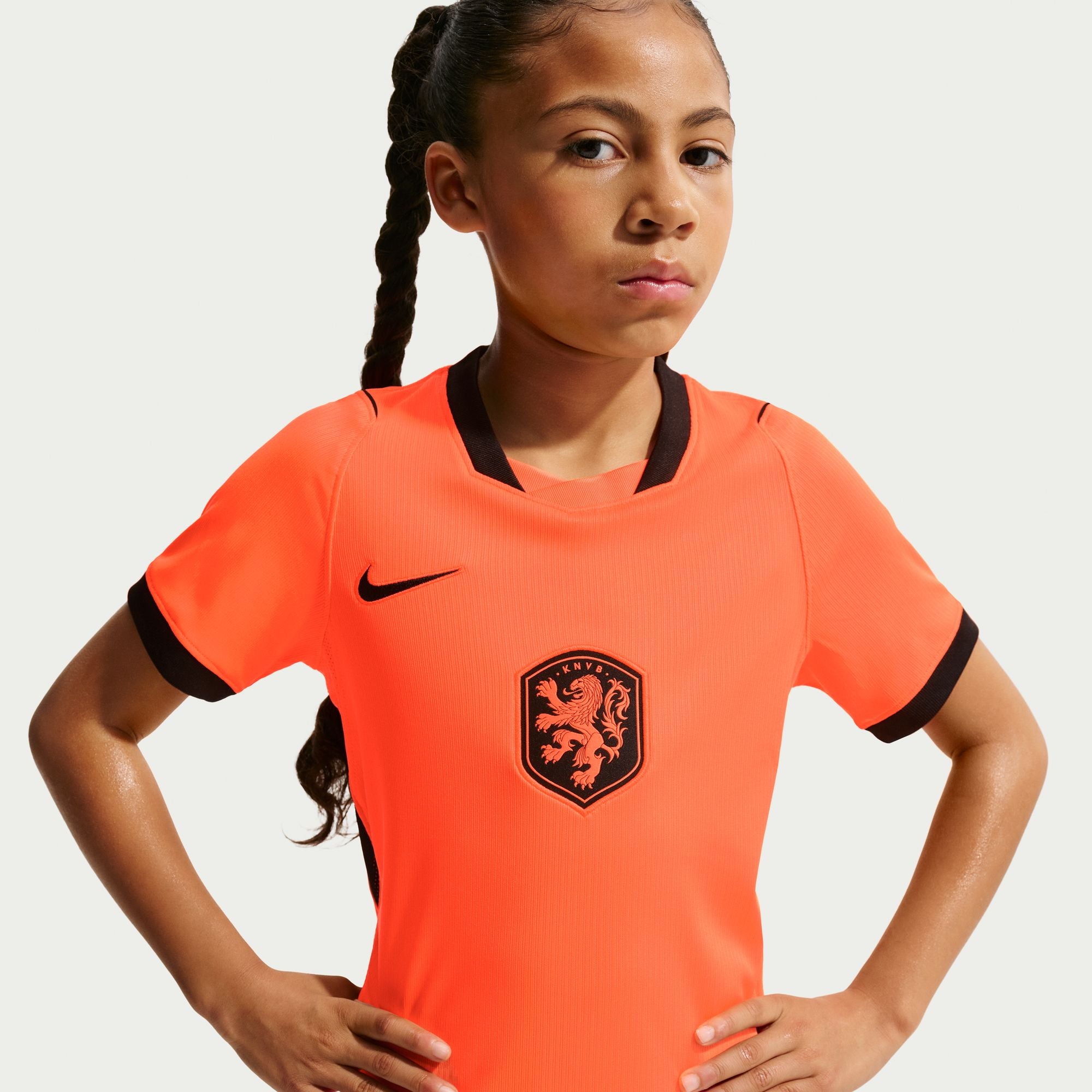 Nike Netherlands 2026 Stadium Home Big Kids' Nike Dri-FIT Soccer Replica Jersey - IB5165-809-NIKE by Nike | Available at Niky's Sports