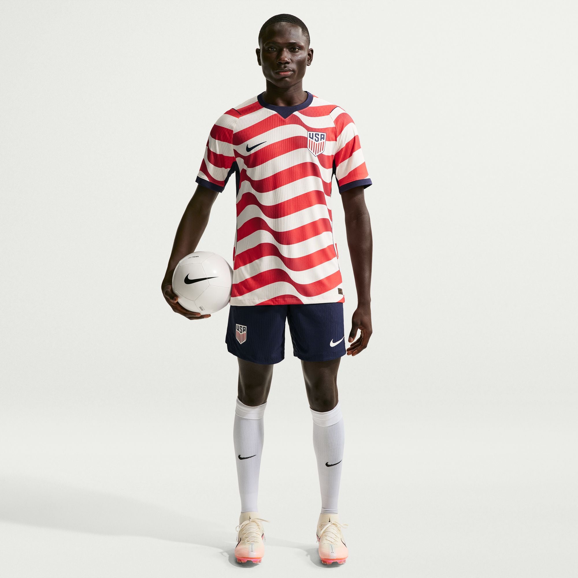 Nike USA 2026 Match Home Men's Nike Aero-FIT Soccer Authentic Jersey - IB5183-133-NIKE by Nike | Available at Niky's Sports