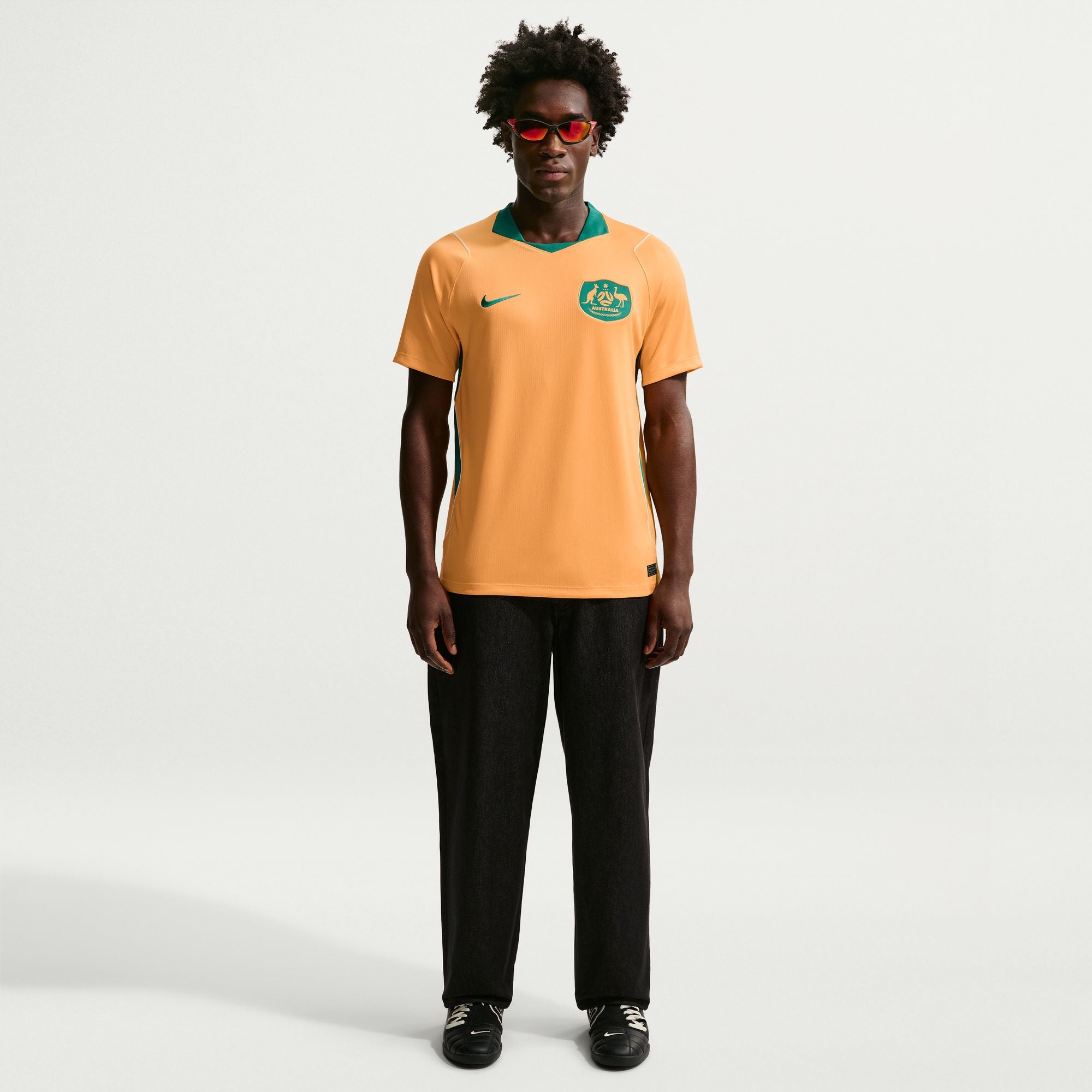 Nike Australia 2026 Stadium Home Men's Nike Dri-FIT Soccer Jersey - IB5256-704-NIKE by Nike | Available at Niky's Sports