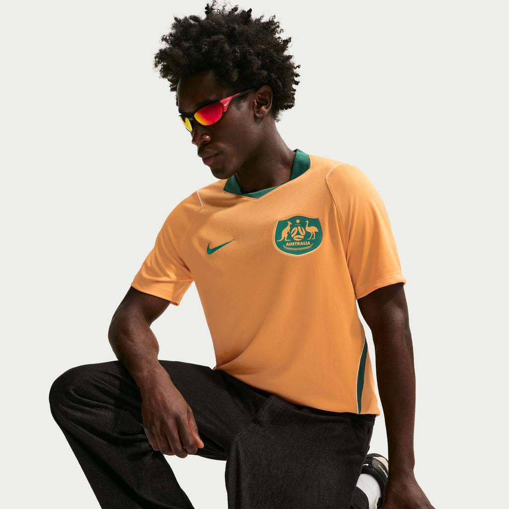 Nike Australia 2026 Stadium Home Men's Nike Dri-FIT Soccer Jersey - IB5256-704-NIKE by Nike | Available at Niky's Sports