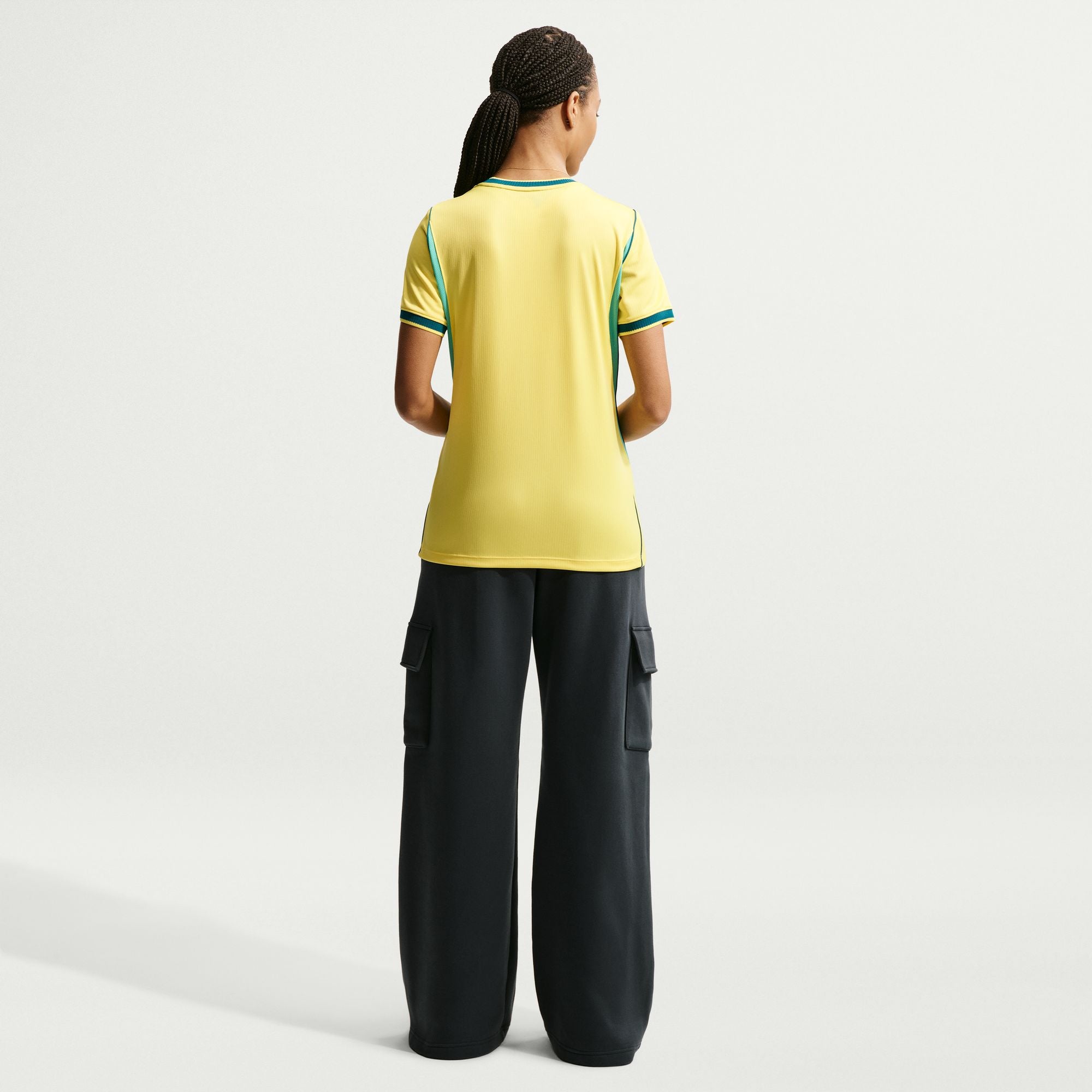 Nike  Brazil 2026 Stadium Home Women's Nike Dri-FIT Soccer Replica Jersey - IB5280-724-NIKE by Nike | Available at Niky's Sports