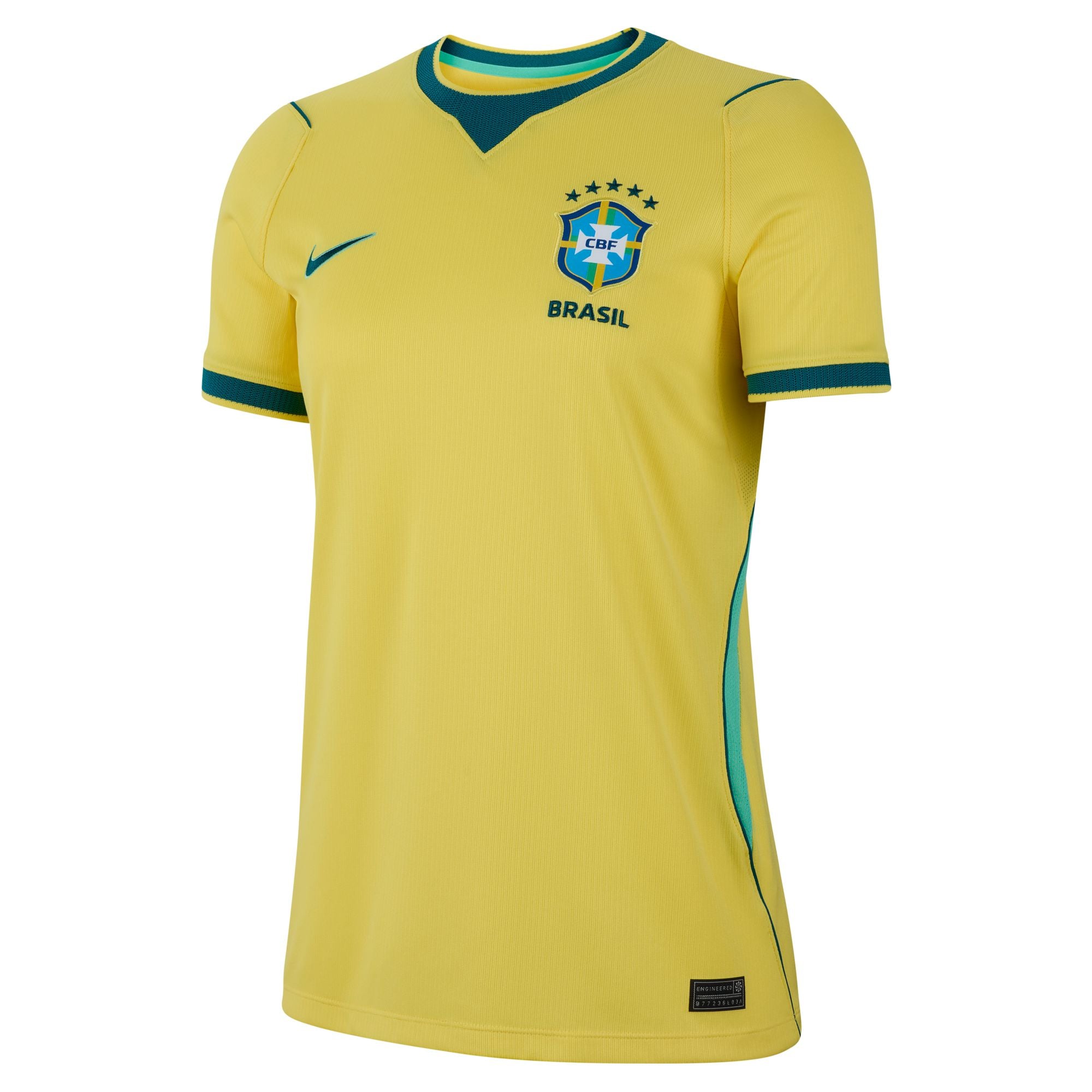 Nike  Brazil 2026 Stadium Home Women's Nike Dri-FIT Soccer Replica Jersey - IB5280-724-NIKE by Nike | Available at Niky's Sports
