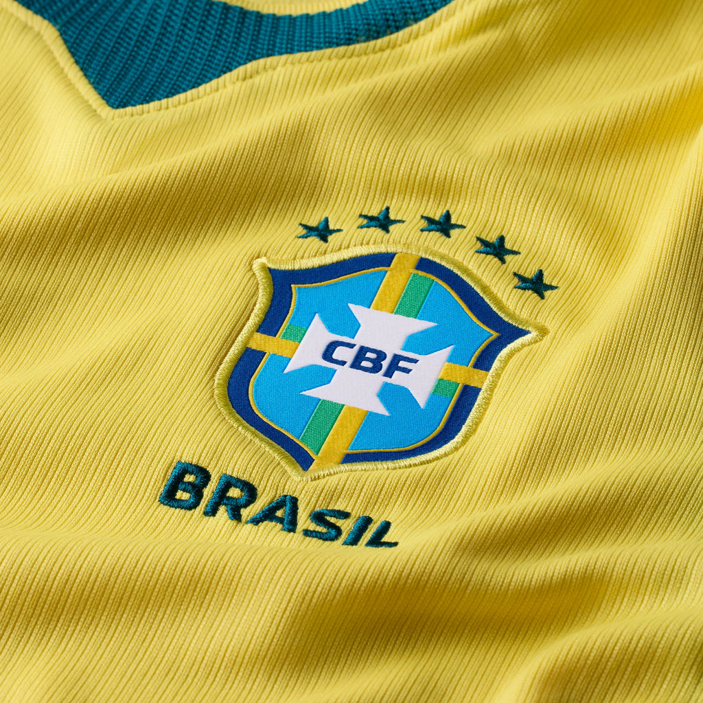 Nike  Brazil 2026 Stadium Home Women's Nike Dri-FIT Soccer Replica Jersey - IB5280-724-NIKE by Nike | Available at Niky's Sports