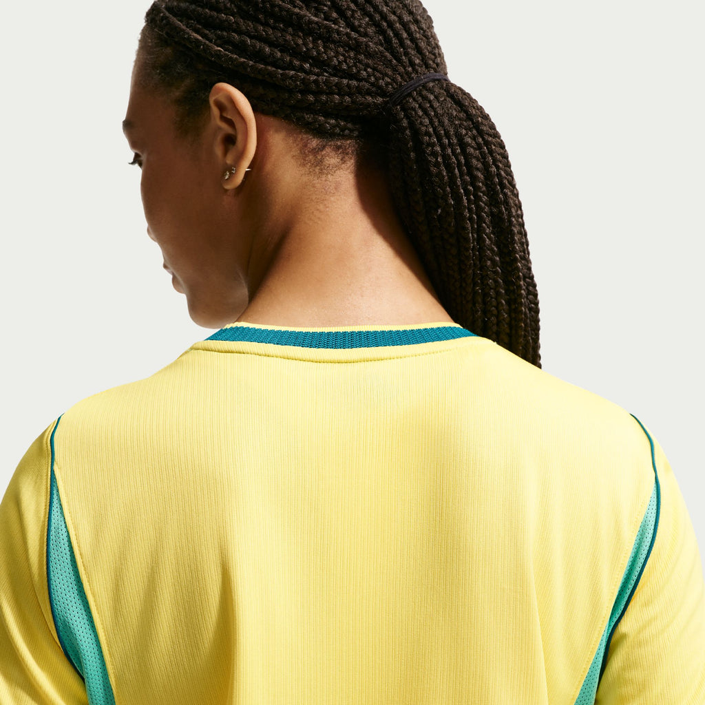 Nike  Brazil 2026 Stadium Home Women's Nike Dri-FIT Soccer Replica Jersey - IB5280-724-NIKE by Nike | Available at Niky's Sports