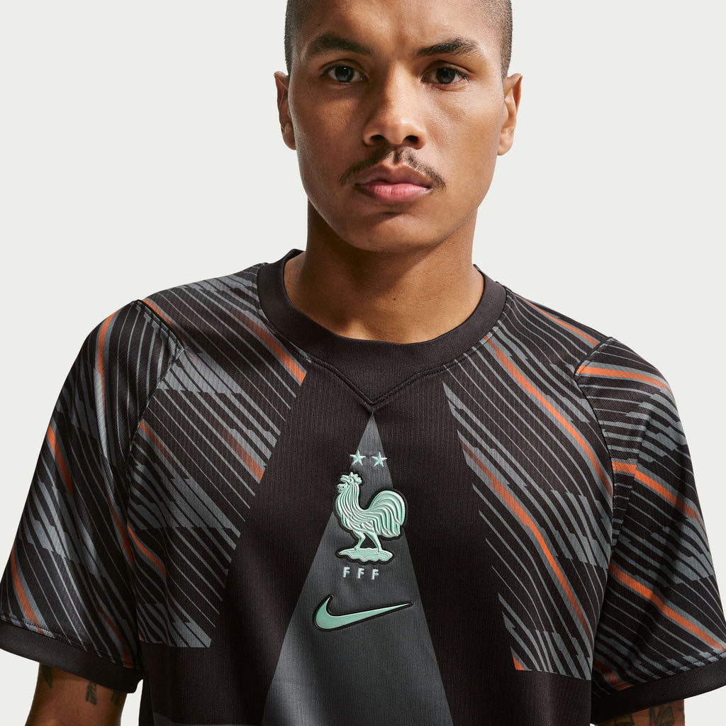 Nike France 2026 Stadium Goalkeeper Men's Nike Dri-FIT Soccer Replica Short-Sleeve Jersey - IB5304-010-NIKE by Nike | Available at Niky's Sports