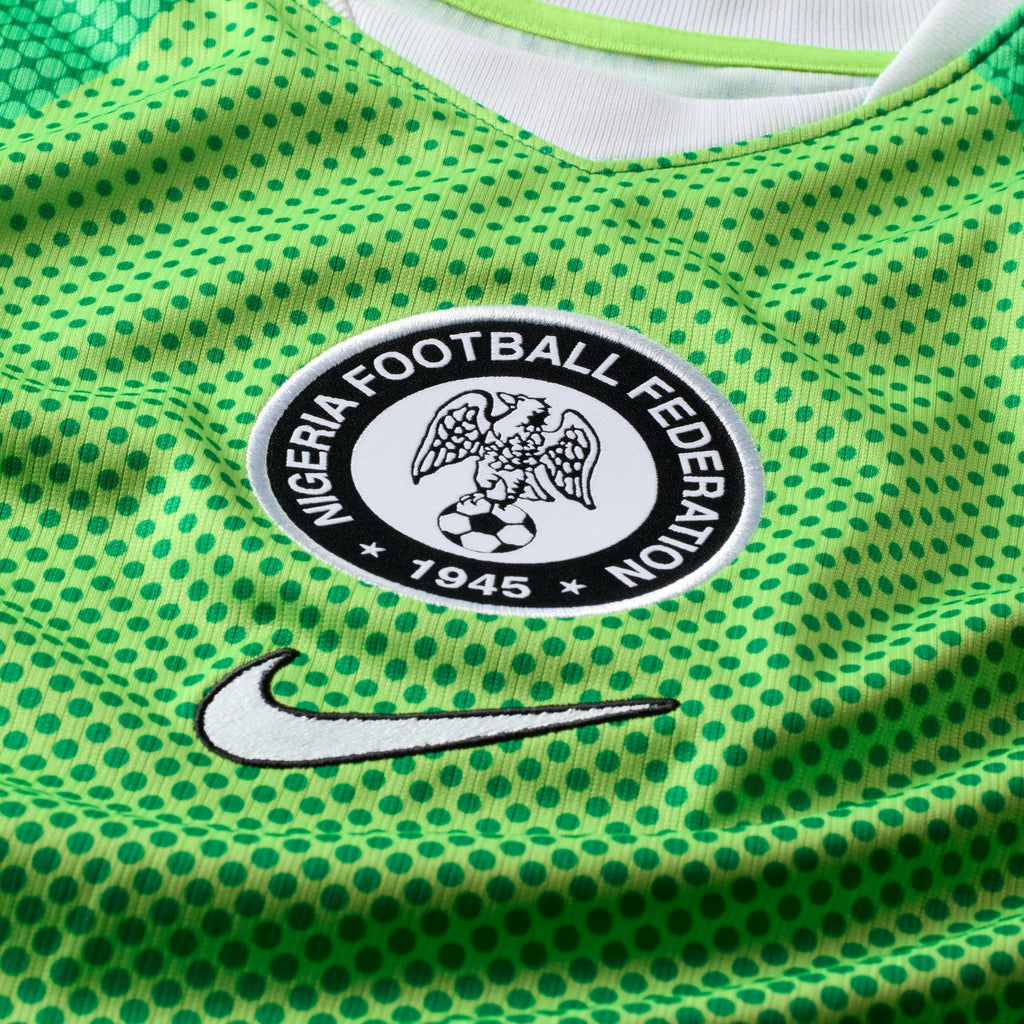 Nike Nigeria 2026 Stadium Home Men's Nike Dri-FIT Soccer Short-Sleeve Jersey - IB5308-302-NIKE by Nike | Available at Niky's Sports