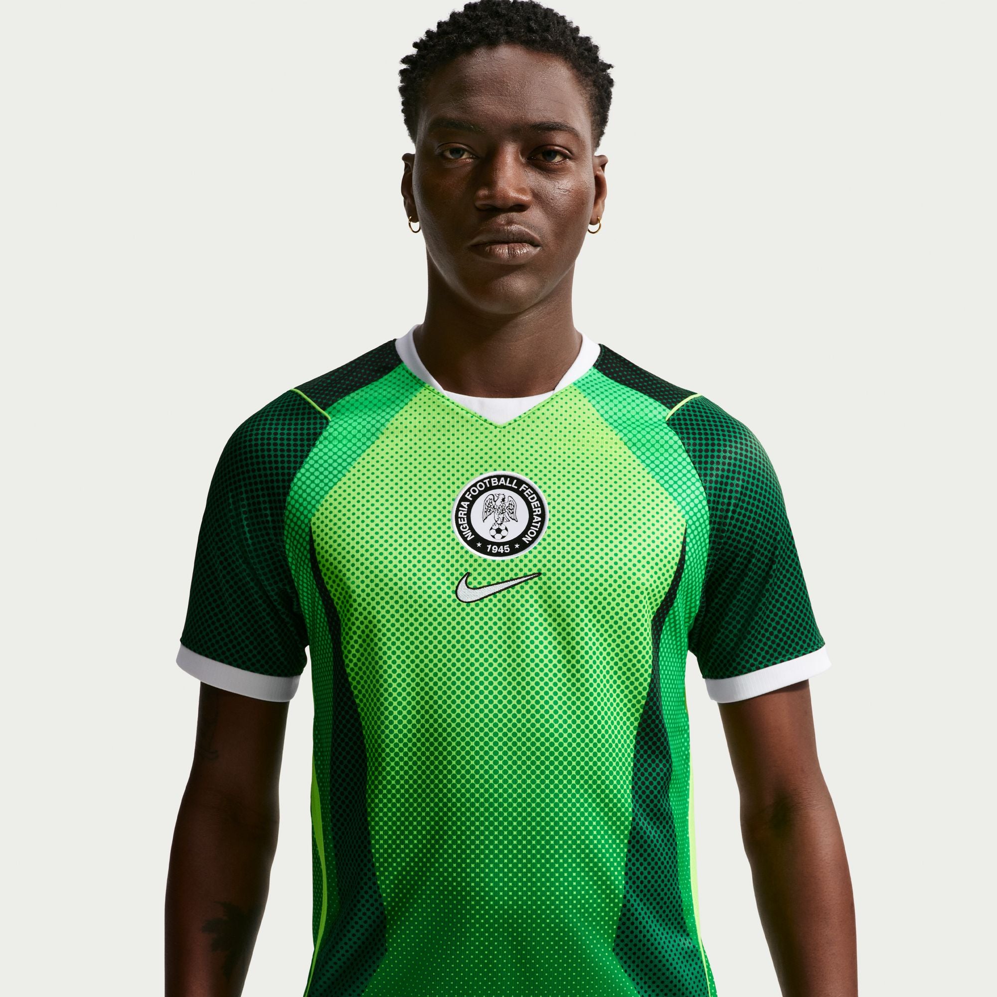 Nike Nigeria 2026 Stadium Home Men's Nike Dri-FIT Soccer Short-Sleeve Jersey - IB5308-302-NIKE by Nike | Available at Niky's Sports
