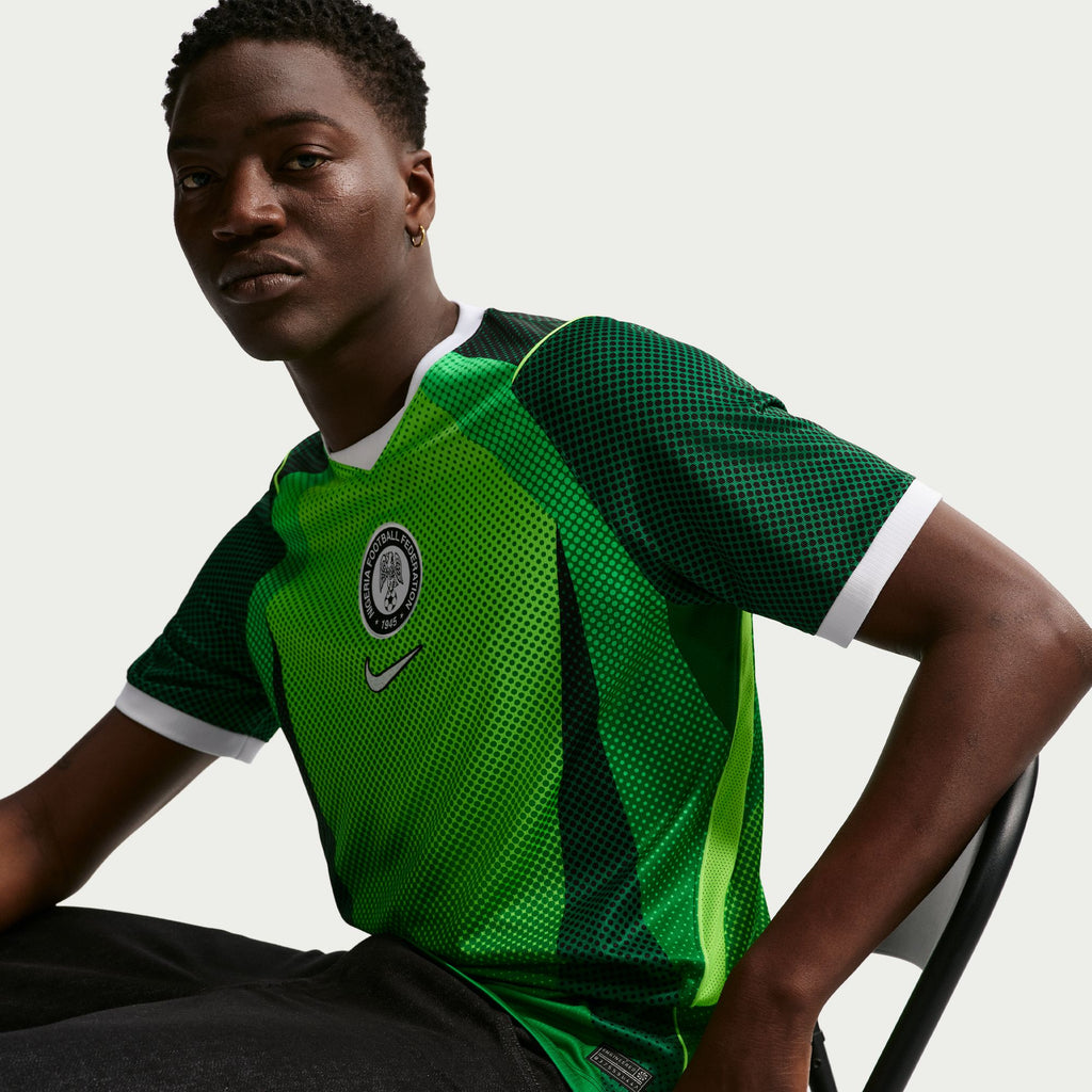 Nike Nigeria 2026 Stadium Home Men's Nike Dri-FIT Soccer Short-Sleeve Jersey - IB5308-302-NIKE by Nike | Available at Niky's Sports