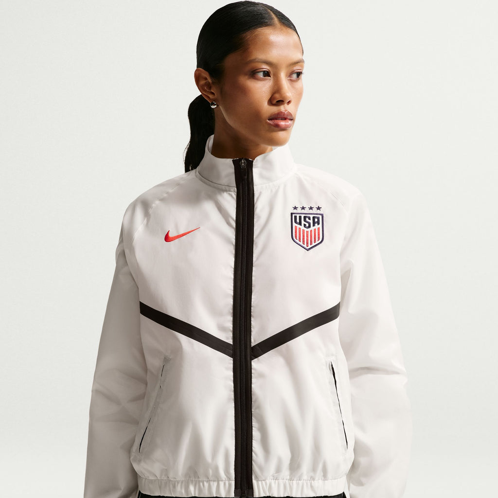 Nike USMNT Women's Nike Dri-FIT Soccer Anthem Jacket - IB5906-133-NIKE by Nike | Available at Niky's Sports