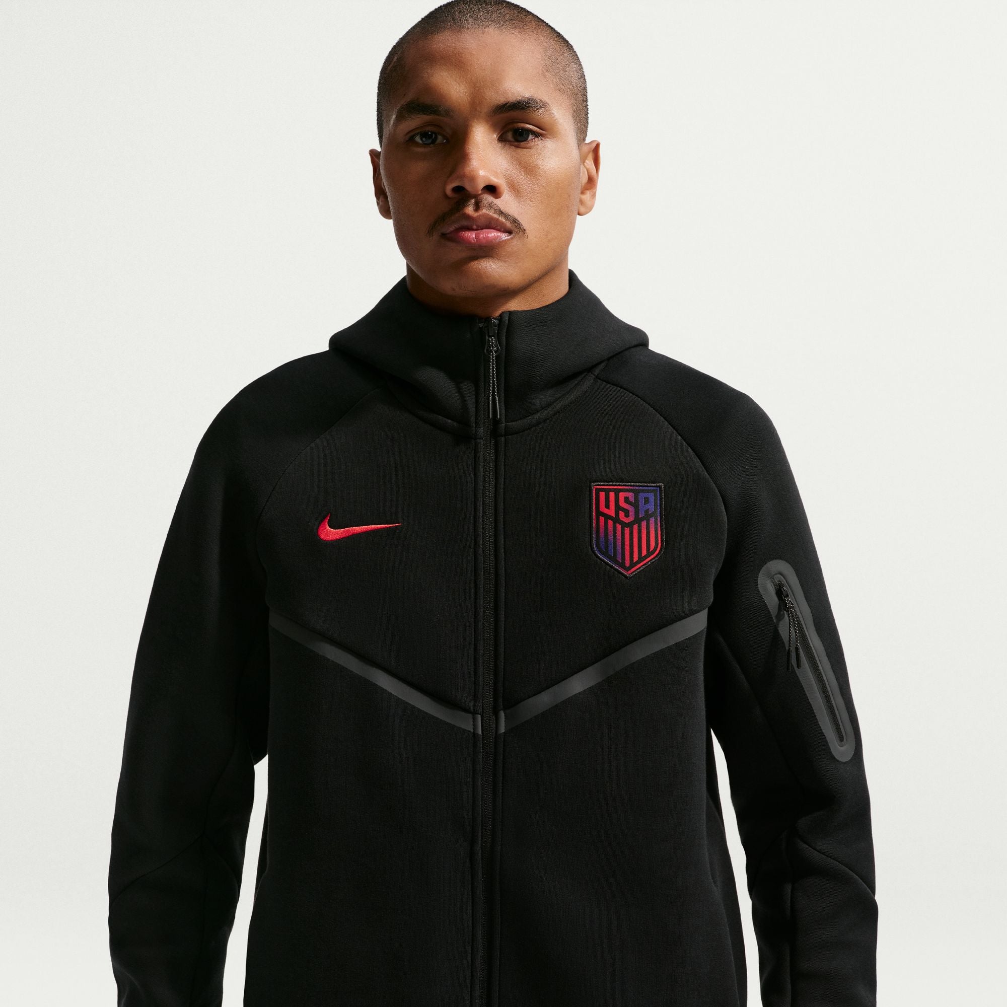 Nike USMNT Tech Fleece Windrunner Men's Nike Soccer Full-Zip Hoodie