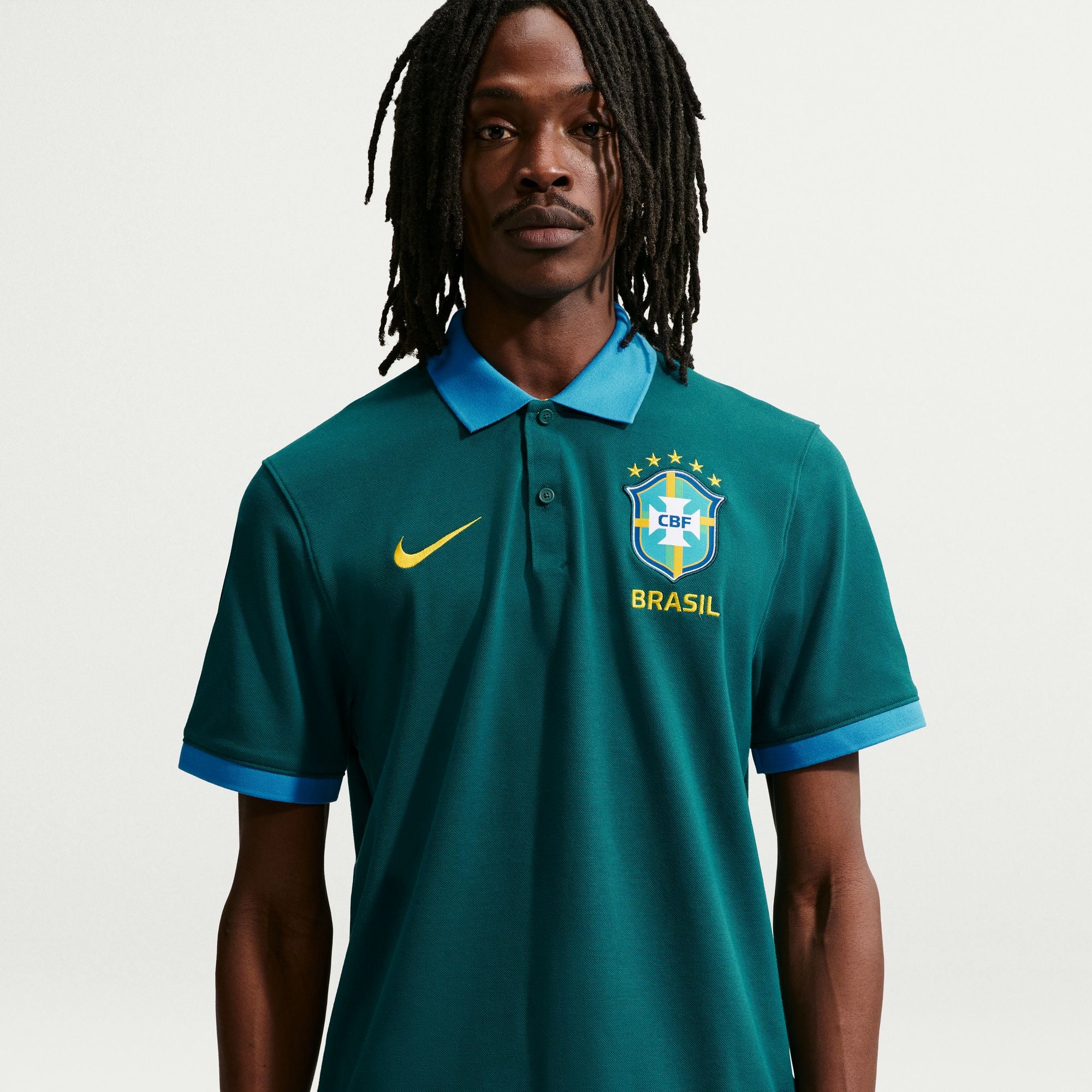Nike Brazil The Nike Polo Men's Nike Dri-FIT Soccer Polo