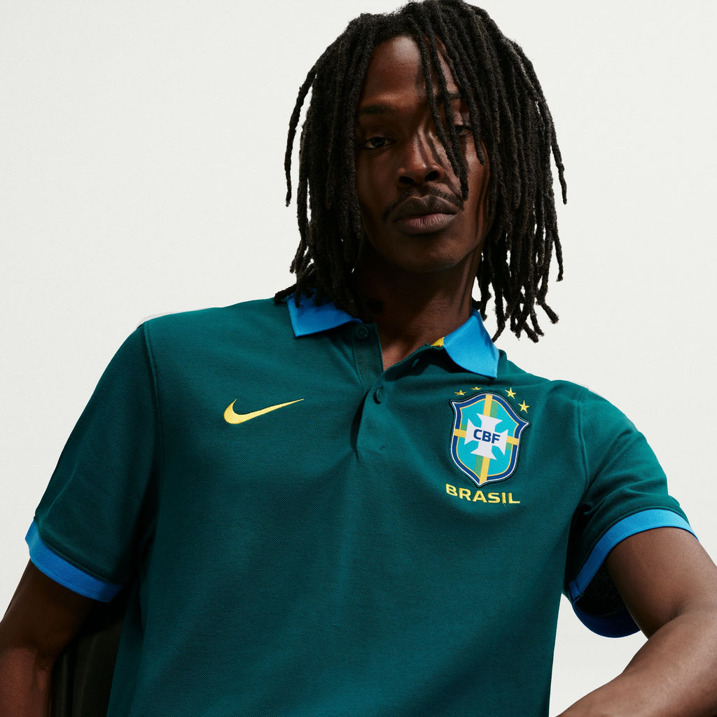 Nike Brazil The Nike Polo Men's Nike Dri-FIT Soccer Polo