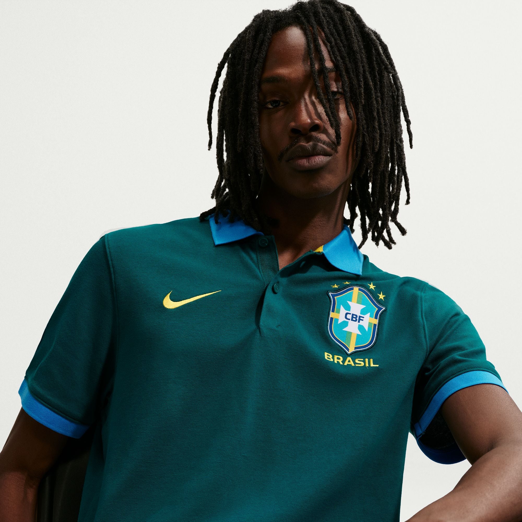 Nike Brazil The Nike Polo Men's Nike Dri-FIT Soccer Polo