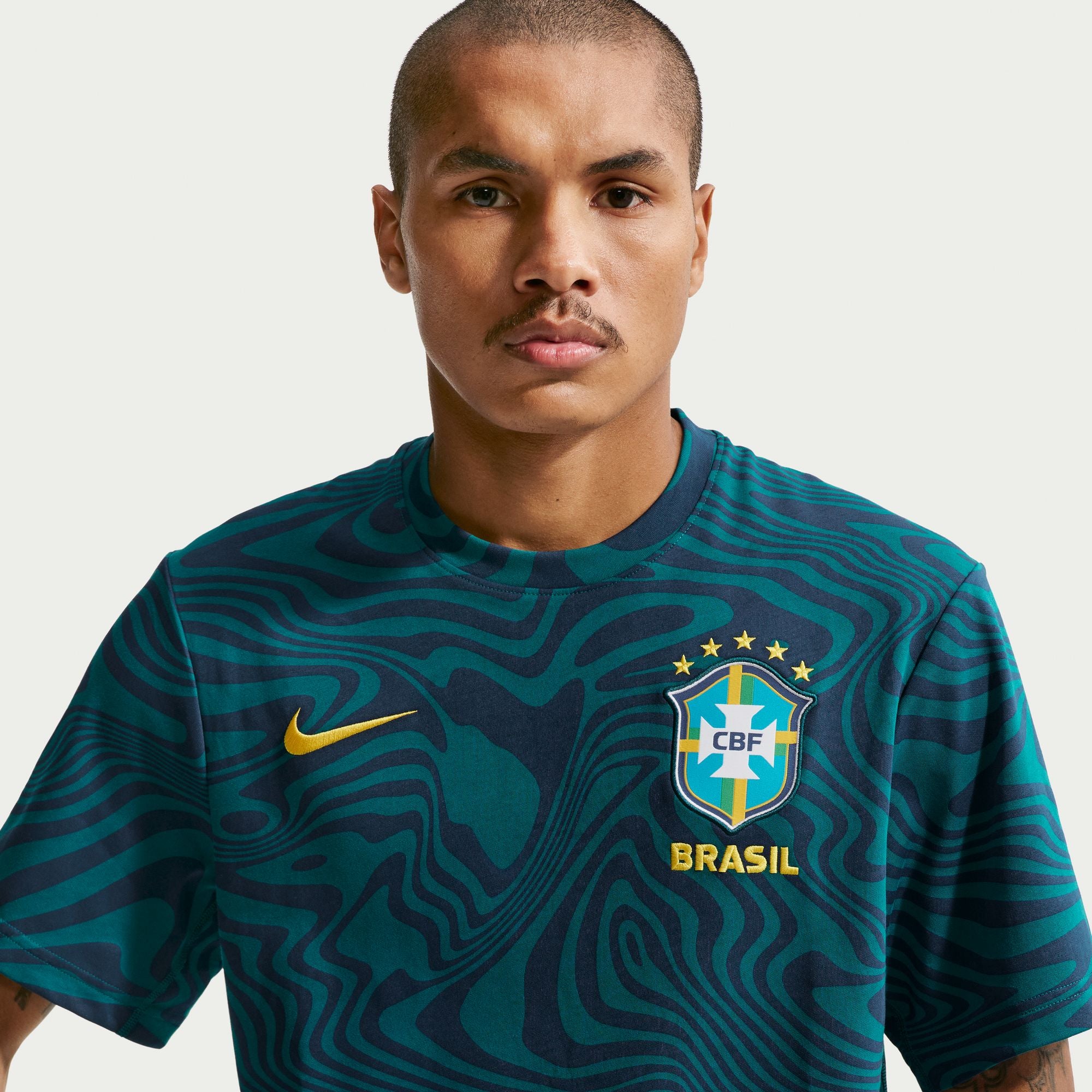 Nike Brazil Primary Men's Nike Dri-FIT Soccer T-Shirt - IB6223-381-NIKE by Nike | Available at Niky's Sports