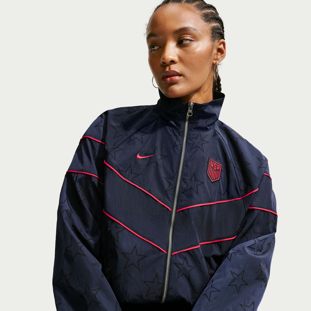 Nike USMNT Windrunner Women's Nike Soccer UV Woven Jacket - IB6268-475-NIKE by Nike | Available at Niky's Sports