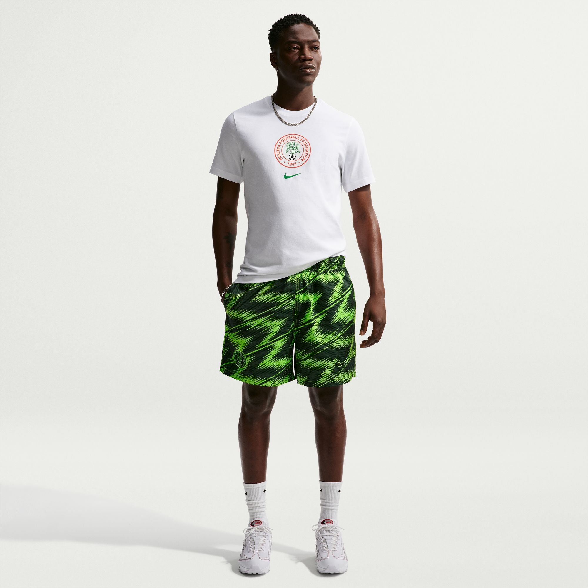 Nike Nigeria Club Men's Nike Soccer Flow Shorts - IB6283-358-NIKE by Nike | Available at Niky's Sports
