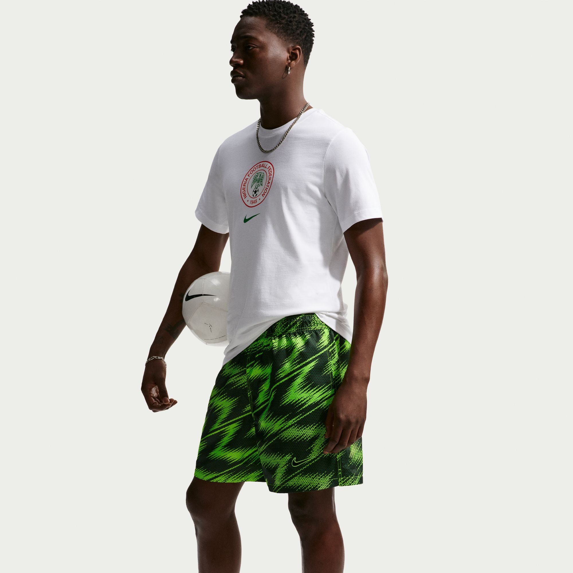 Nike Nigeria Club Men's Nike Soccer Flow Shorts - IB6283-358-NIKE by Nike | Available at Niky's Sports