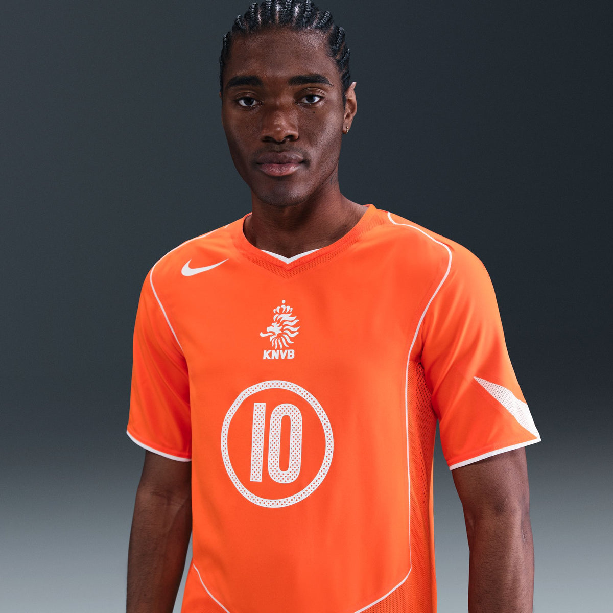 Nike Ruud van Nistelrooy Netherlands 2004 Total 90 Reissue Men&#39;s Soccer Replica Jersey - IF2942-819-NIKE by Nike | Available at Niky&#39;s Sports