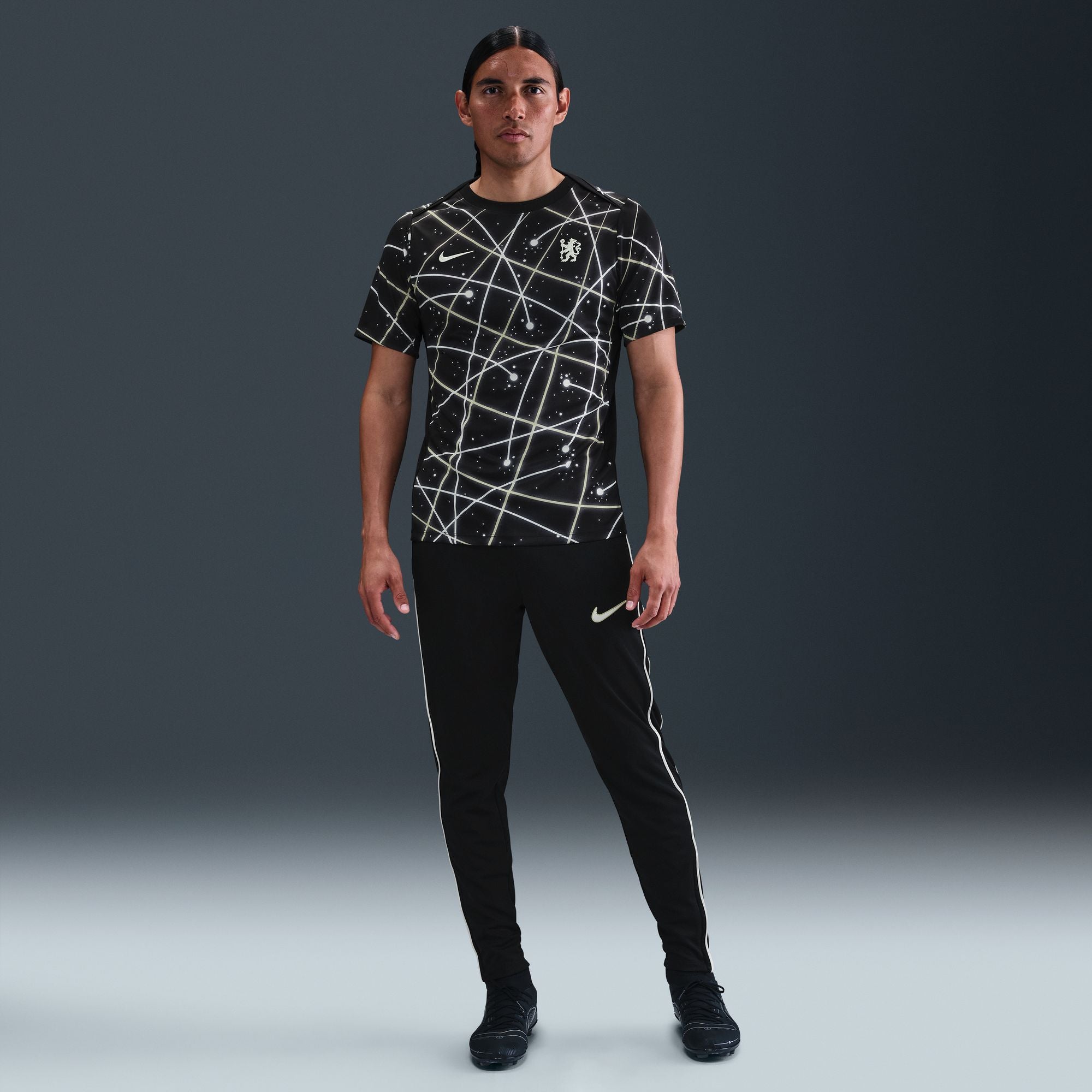 Nike Chelsea FC Academy Pro Men's Dri-FIT Soccer CWC Pre-Match Short-Sleeve Top - IF3967-010-NIKE by Nike | Available at Niky's Sports