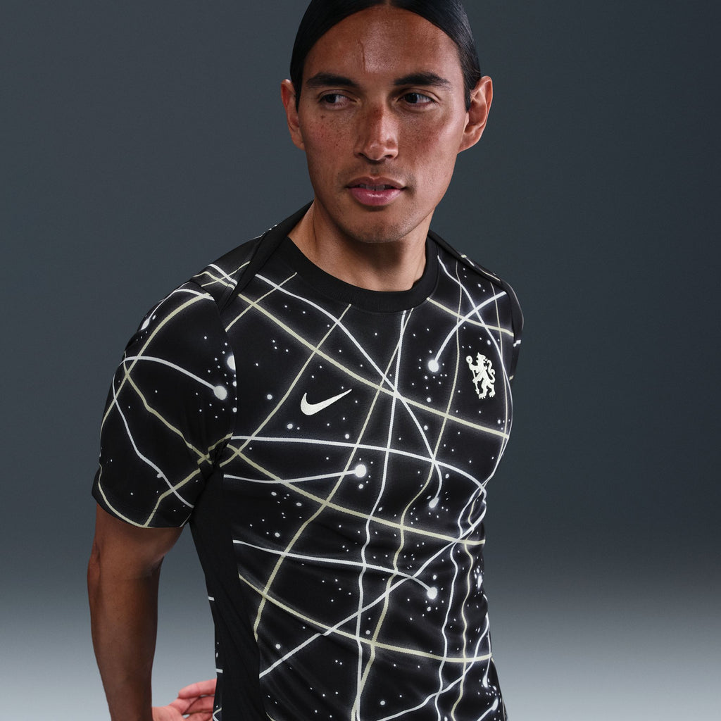 Nike Chelsea FC Academy Pro Men's Dri-FIT Soccer CWC Pre-Match Short-Sleeve Top - IF3967-010-NIKE by Nike | Available at Niky's Sports