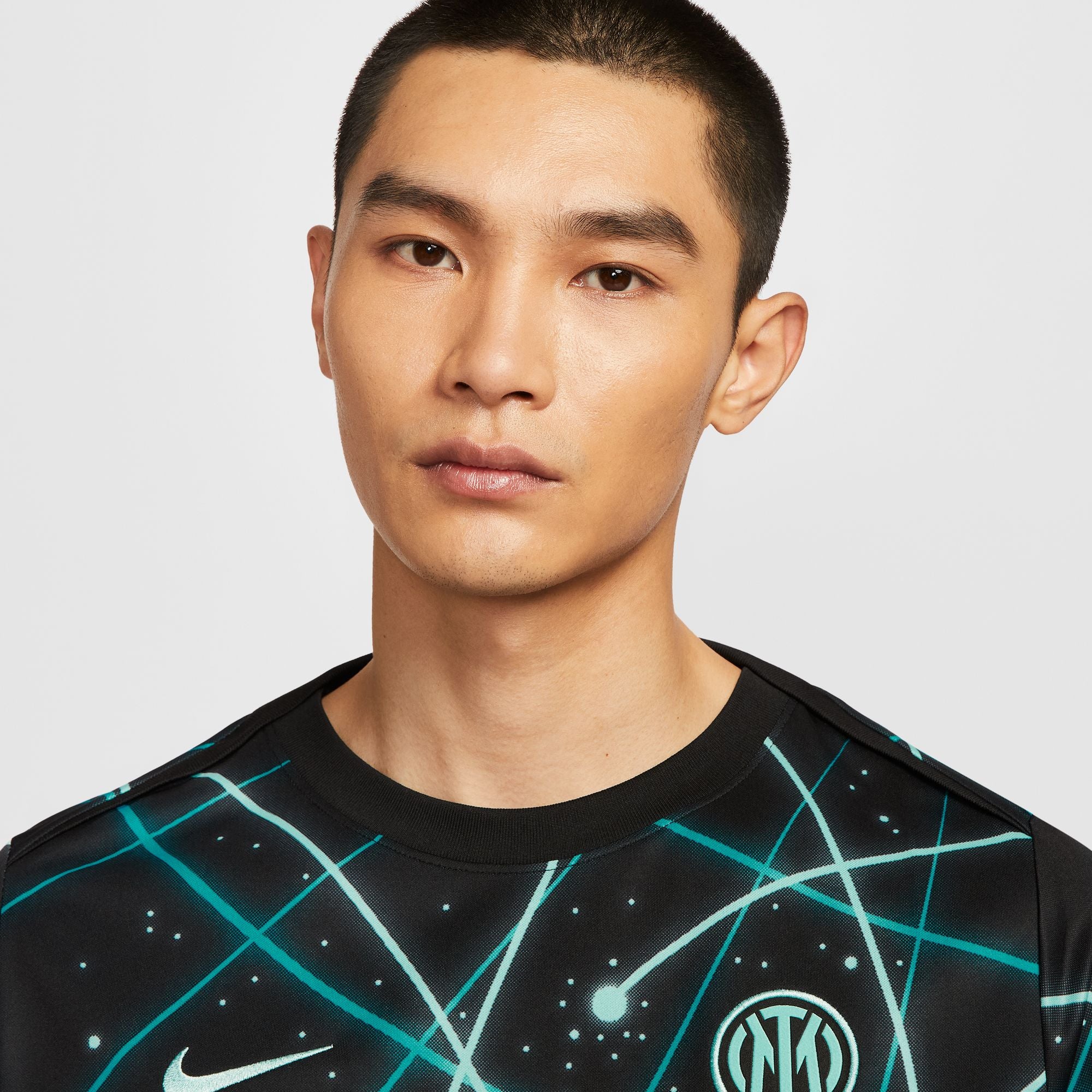 Nike Inter Milan Academy Pro Men's Dri-FIT Soccer CWC Pre-Match Short-Sleeve Top - IF3969-011-NIKE by Nike | Available at Niky's Sports
