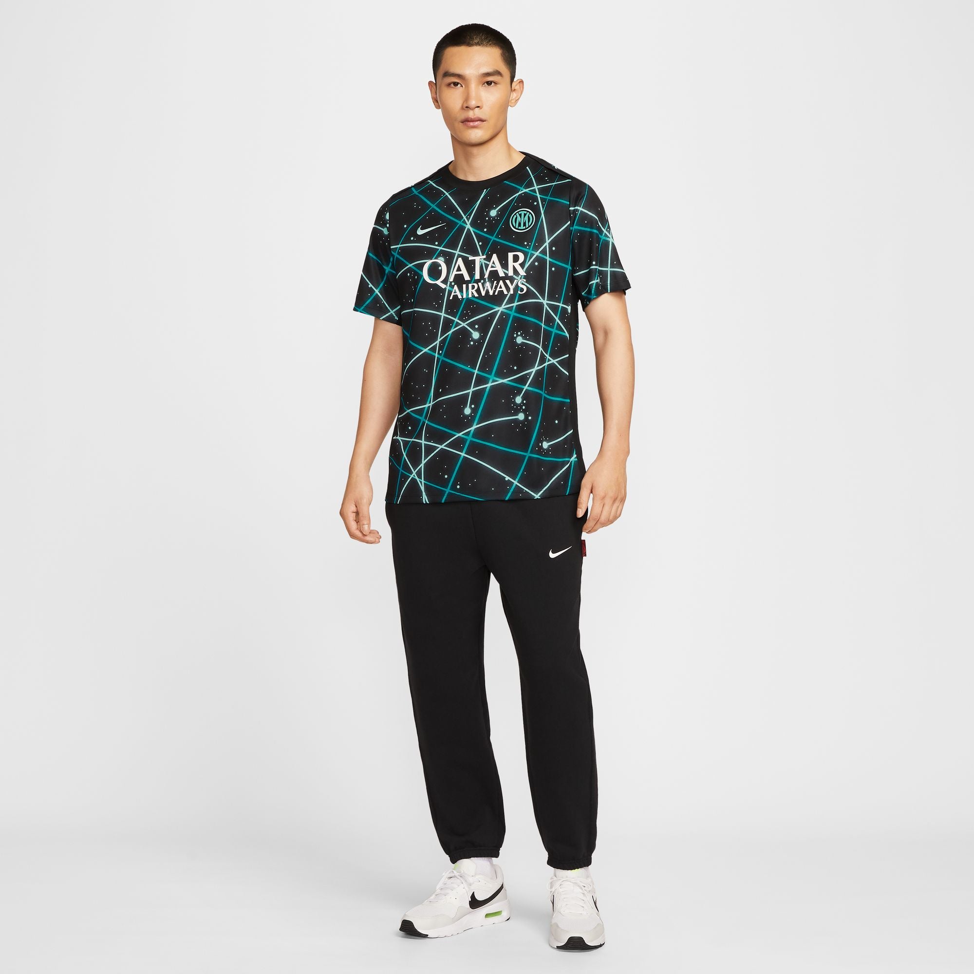 Nike Inter Milan Academy Pro Men's Dri-FIT Soccer CWC Pre-Match Short-Sleeve Top - IF3969-011-NIKE by Nike | Available at Niky's Sports
