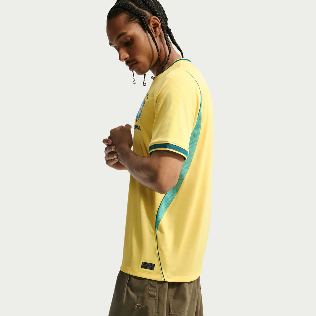 Nike Brazil 2026 Stadium Home Men's Nike Dri-FIT Soccer Replica Jersey - IF7054-724-NIKE by Nike | Available at Niky's Sports