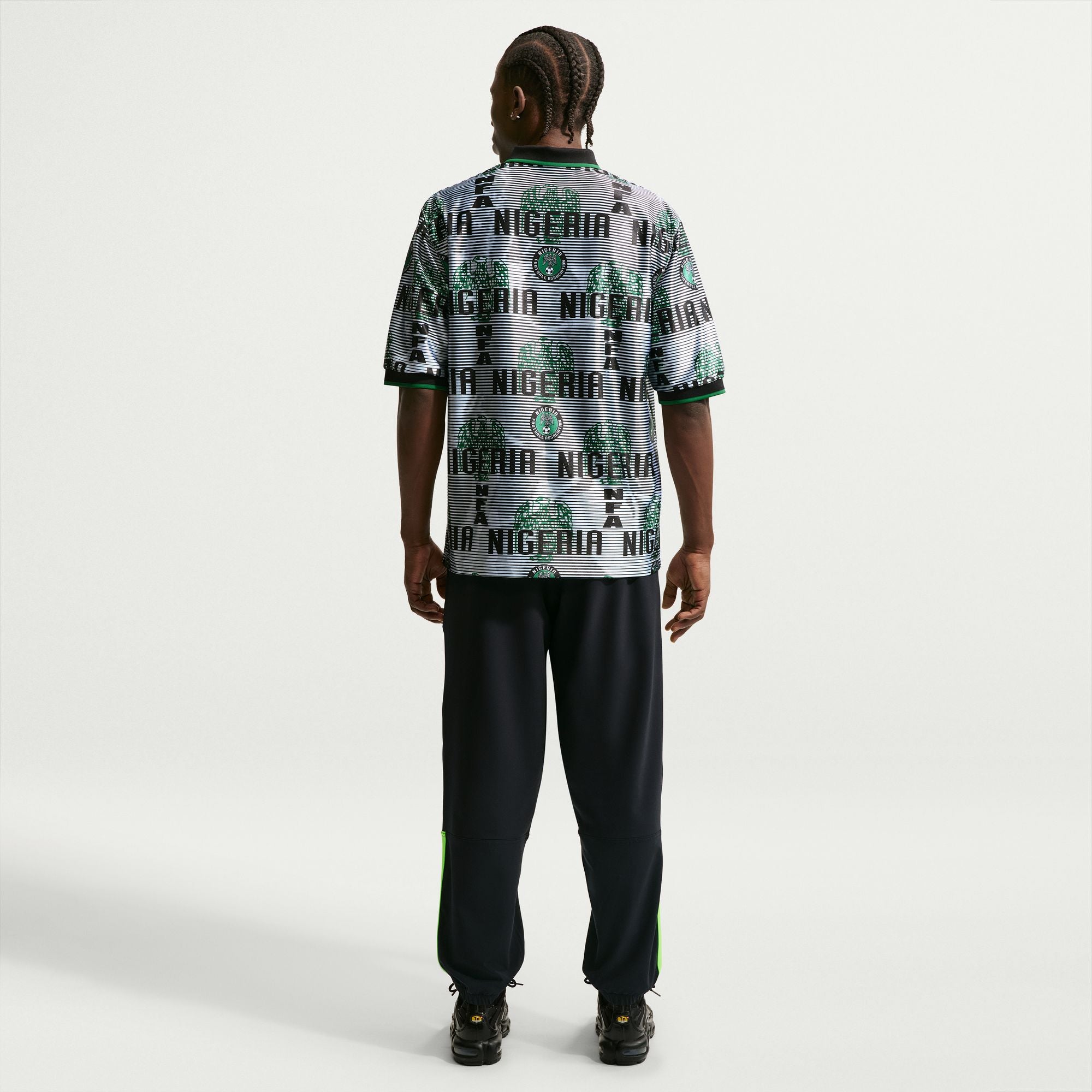 Nike Nigeria Energy Men's Nike Dri-FIT Short-Sleeve Soccer Top - IH1278-100-NIKE by Nike | Available at Niky's Sports