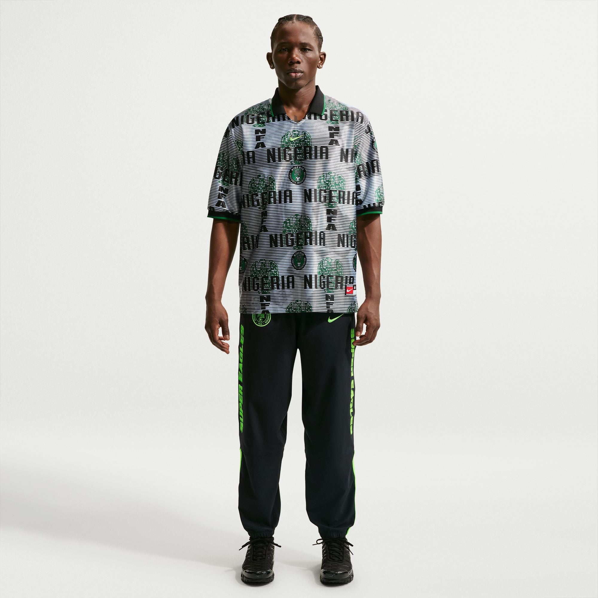 Nike Nigeria Energy Men's Nike Dri-FIT Short-Sleeve Soccer Top - IH1278-100-NIKE by Nike | Available at Niky's Sports