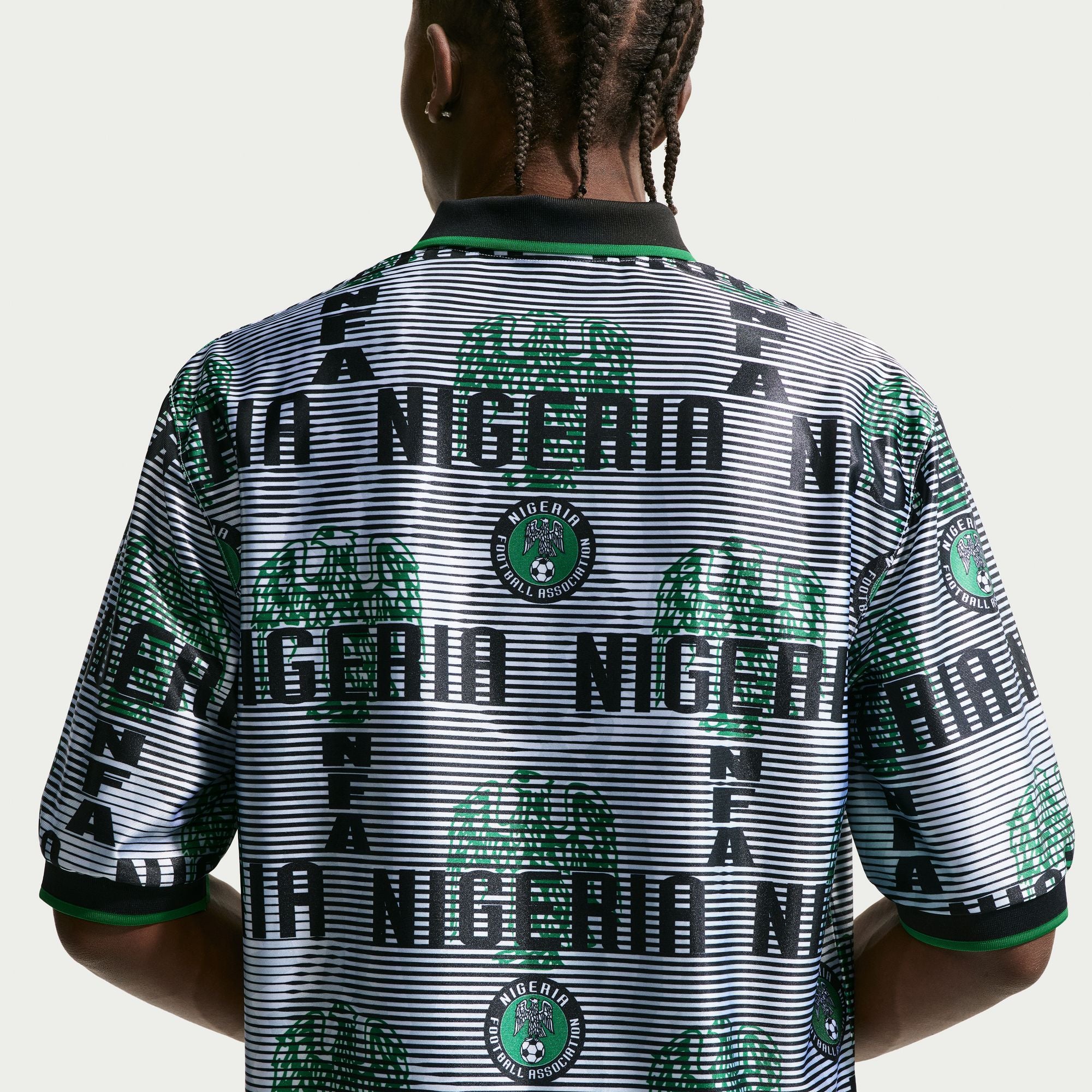 Nike Nigeria Energy Men's Nike Dri-FIT Short-Sleeve Soccer Top - IH1278-100-NIKE by Nike | Available at Niky's Sports