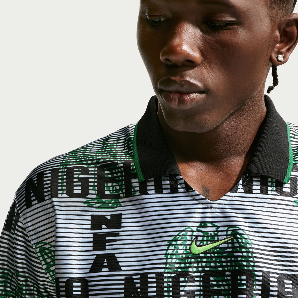 Nike Nigeria Energy Men's Nike Dri-FIT Short-Sleeve Soccer Top - IH1278-100-NIKE by Nike | Available at Niky's Sports