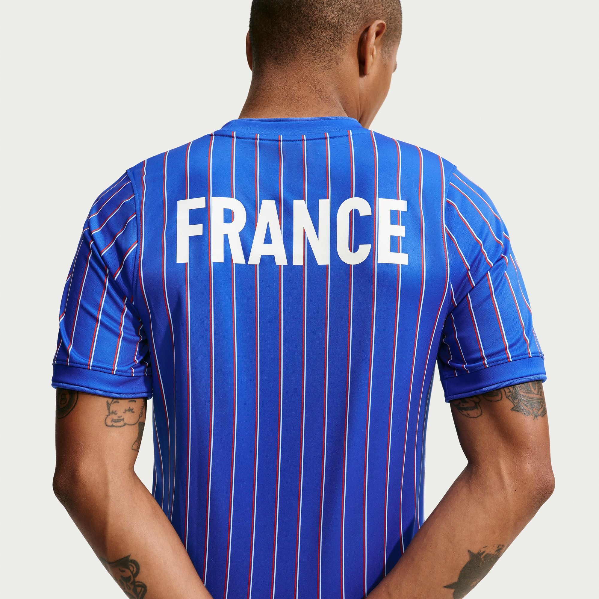 Nike France Academy Pro Men's Nike Dri-FIT Soccer Pre-Match Short-Sleeve Top - IH1674-480-NIKE by Nike | Available at Niky's Sports