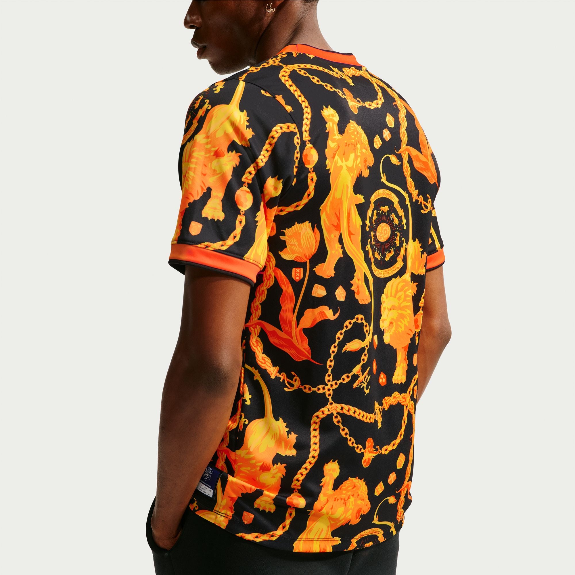 Nike Netherlands x Patta Men's Academy Pro Short-Sleeve Soccer Top - IH1678-010-NIKE by Nike | Available at Niky's Sports