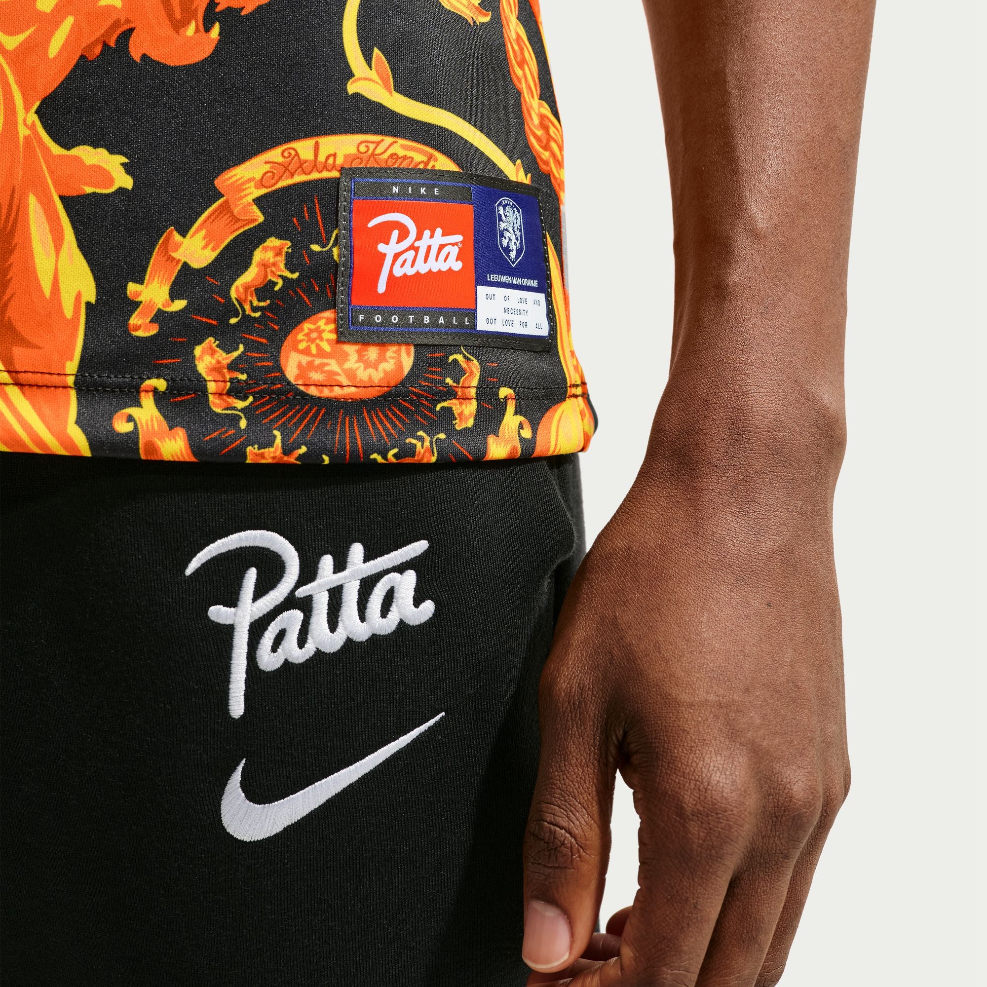 Nike Netherlands x Patta Men's Academy Pro Short-Sleeve Soccer Top - IH1678-010-NIKE by Nike | Available at Niky's Sports