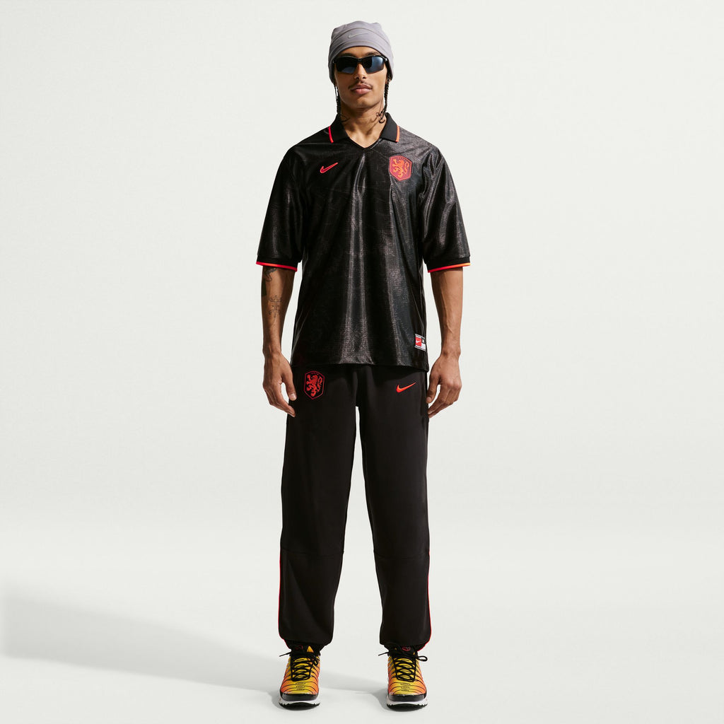 Nike Netherlands Energy Men's Nike Dri-FIT Short-Sleeve Soccer Top - IH1868-010-NIKE by Nike | Available at Niky's Sports