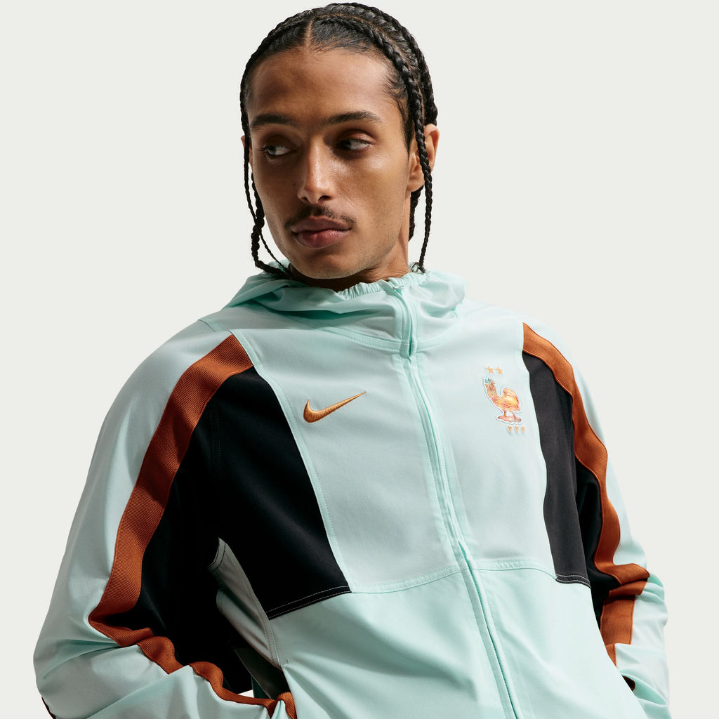 Nike France Energy Men's Nike Dri-FIT Soccer Woven Jacket - IH1875-393-NIKE by Nike | Available at Niky's Sports