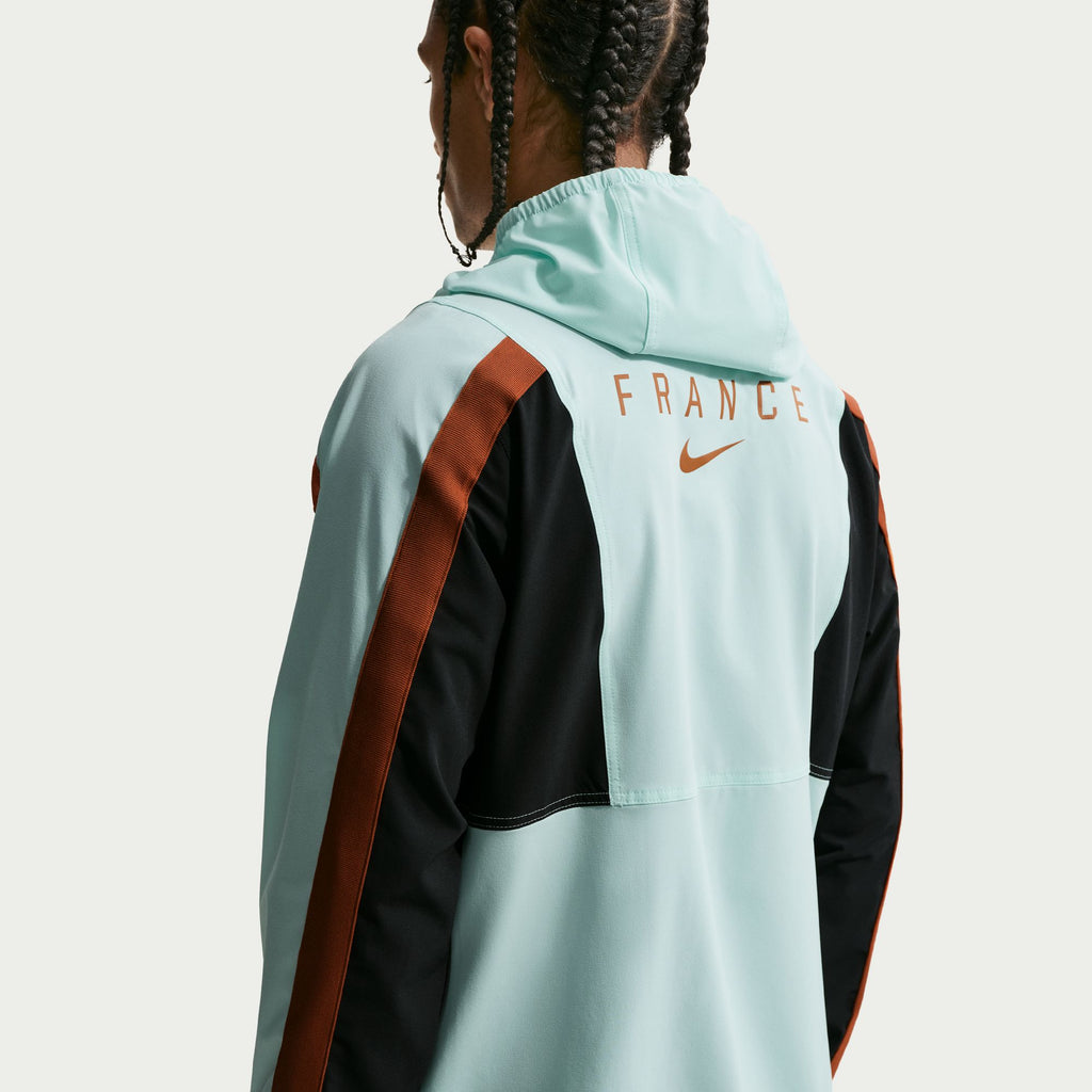 Nike France Energy Men's Nike Dri-FIT Soccer Woven Jacket - IH1875-393-NIKE by Nike | Available at Niky's Sports