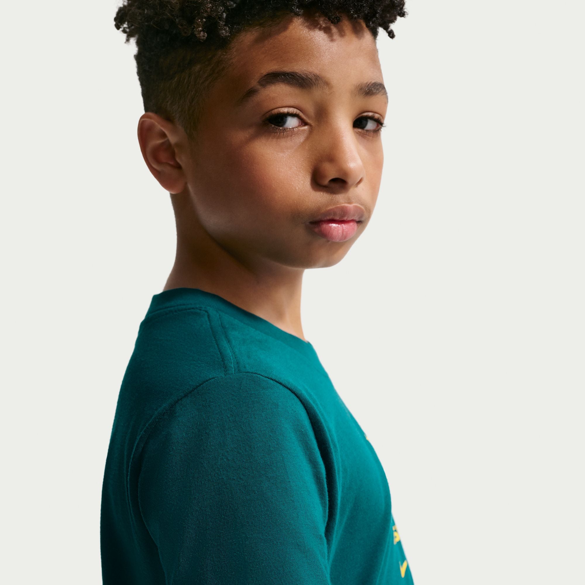 Nike Brazil Big Kids' Nike Soccer T-Shirt - IH2257-381-NIKE by Nike | Available at Niky's Sports