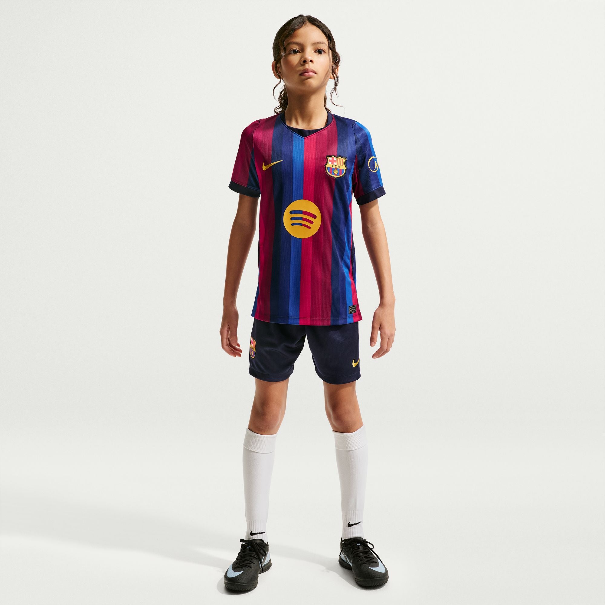 Nike FC Barcelona 2026/27 Stadium Home Big Kids' Nike Dri-FIT Soccer Replica Jersey - II1624-683-NIKE by Nike | Available at Niky's Sports