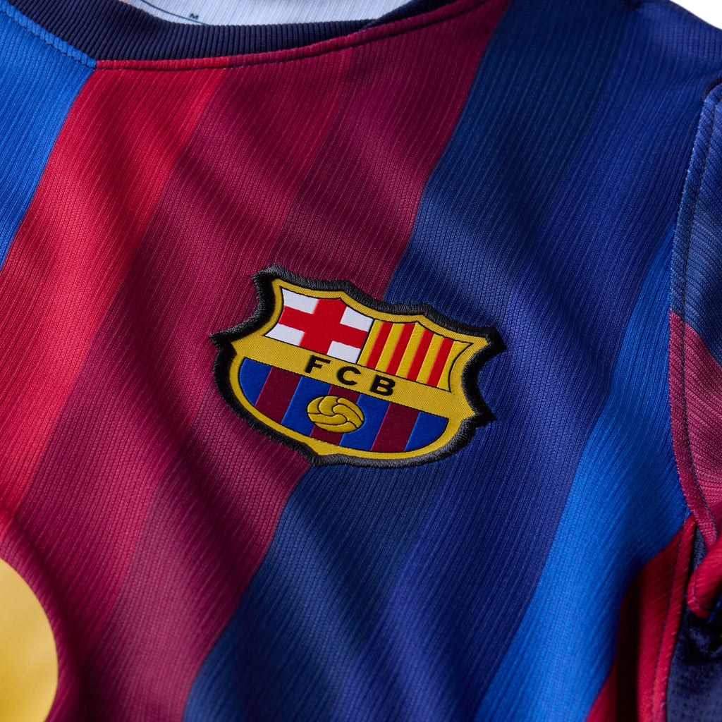 Nike FC Barcelona 2026/27 Stadium Home Big Kids' Nike Dri-FIT Soccer Replica Jersey - II1624-683-NIKE by Nike | Available at Niky's Sports