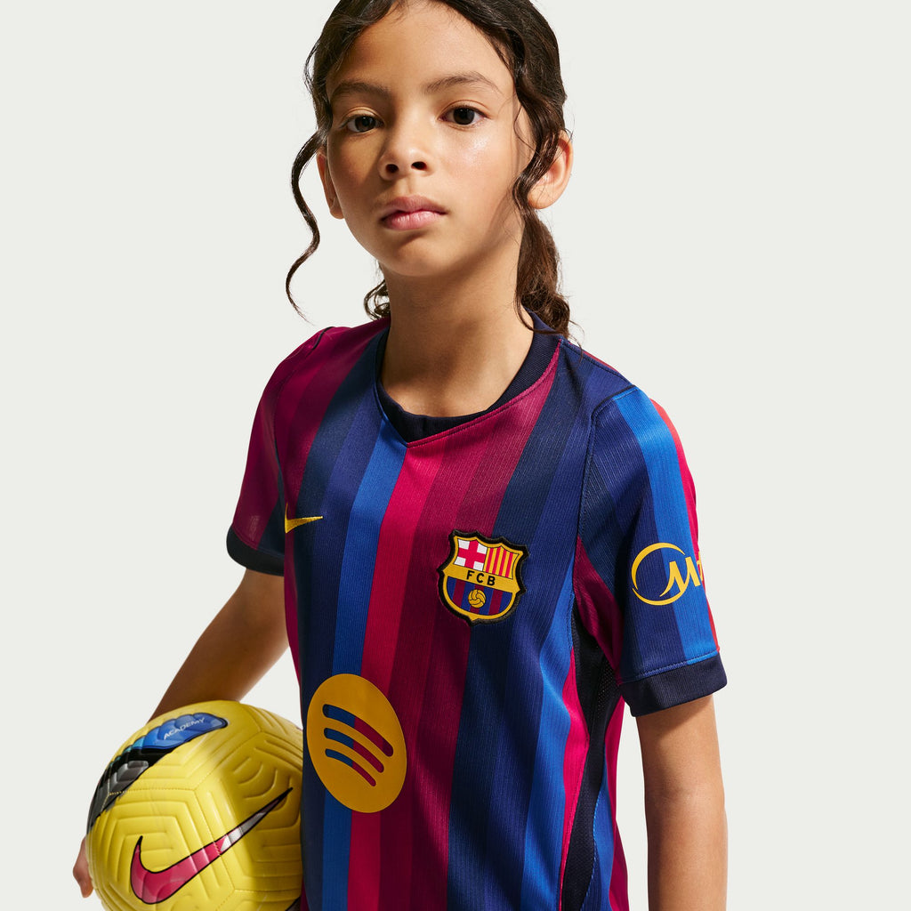 Nike FC Barcelona 2026/27 Stadium Home Big Kids' Nike Dri-FIT Soccer Replica Jersey - II1624-683-NIKE by Nike | Available at Niky's Sports
