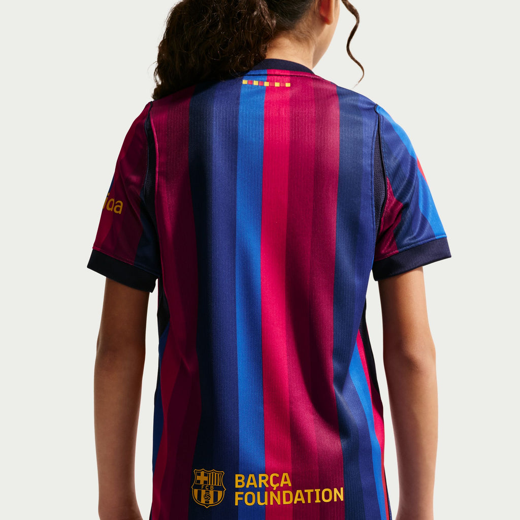 Nike FC Barcelona 2026/27 Stadium Home Big Kids' Nike Dri-FIT Soccer Replica Jersey - II1624-683-NIKE by Nike | Available at Niky's Sports