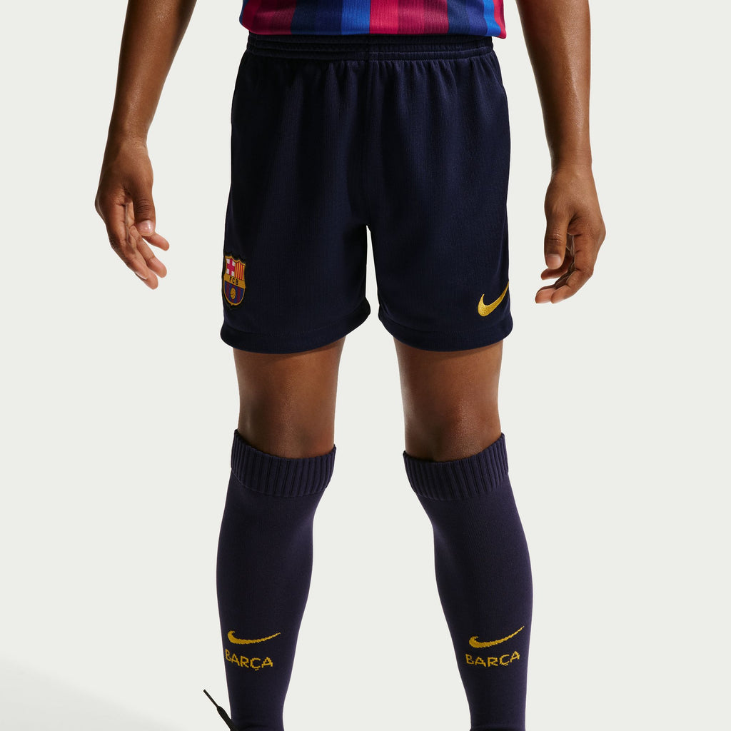 Nike FC Barcelona 2026 Stadium Home Little Kids' Nike Soccer Replica 3-Piece Kit - II1625-683-NIKE by Nike | Available at Niky's Sports