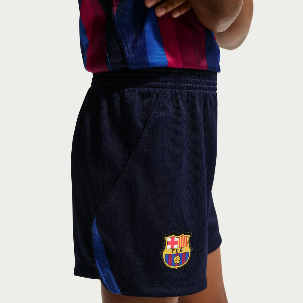 Nike FC Barcelona 2026 Stadium Home Little Kids' Nike Soccer Replica 3-Piece Kit - II1625-683-NIKE by Nike | Available at Niky's Sports